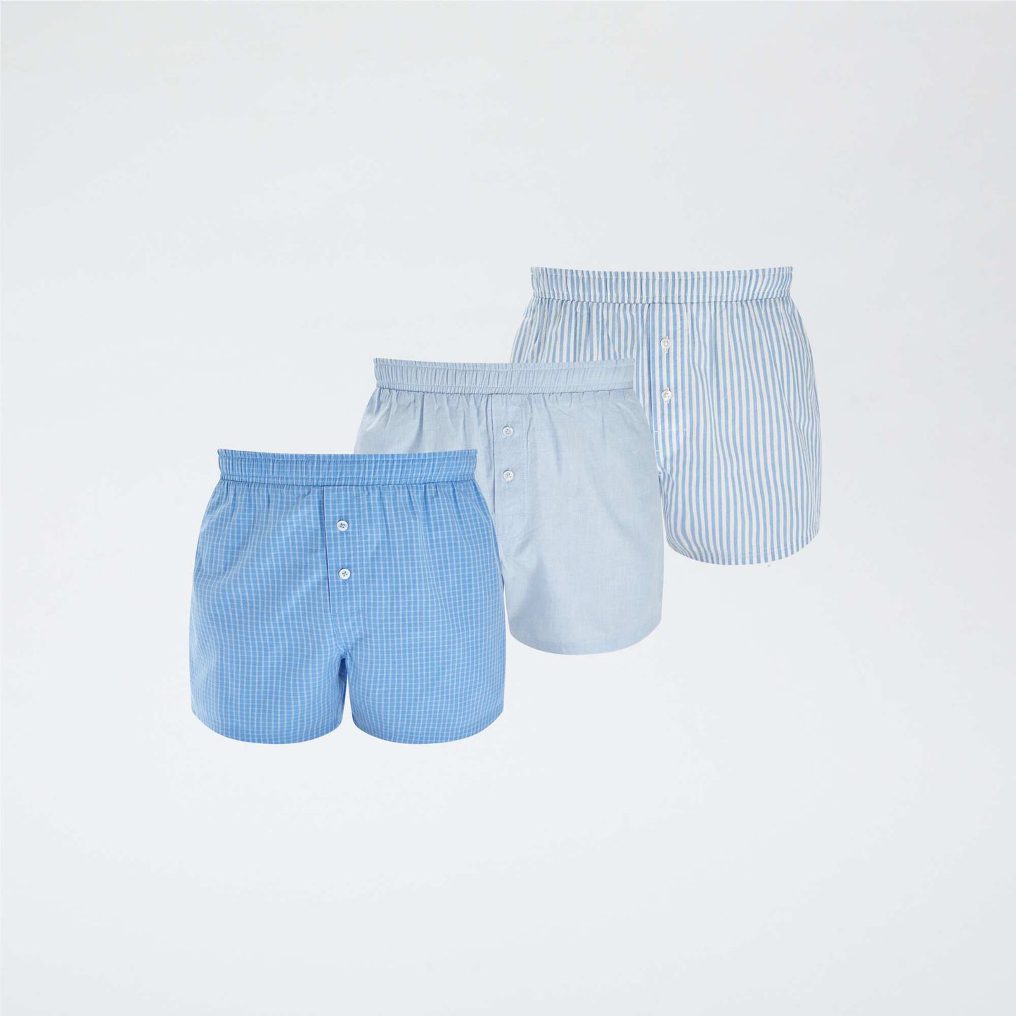 3 caleçons BLEU