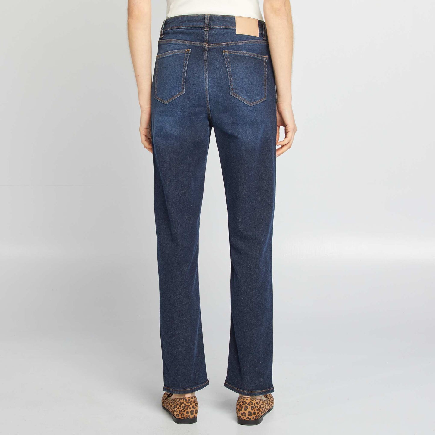 Jean regular taille haute - L30 BRUT