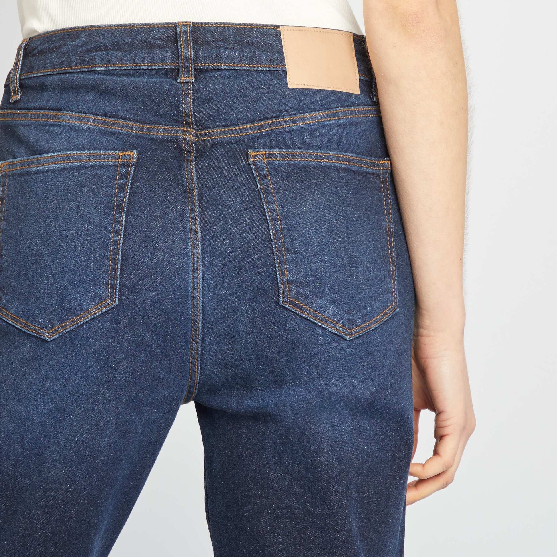 Jean regular taille haute - L30 BRUT