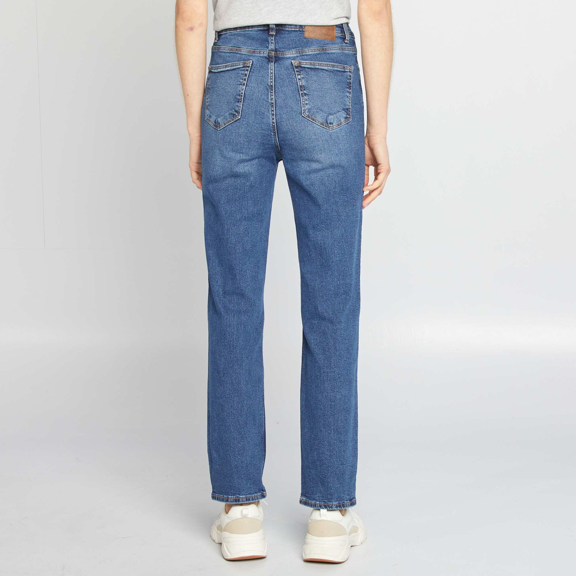 Jean regular taille haute - L30 STONE