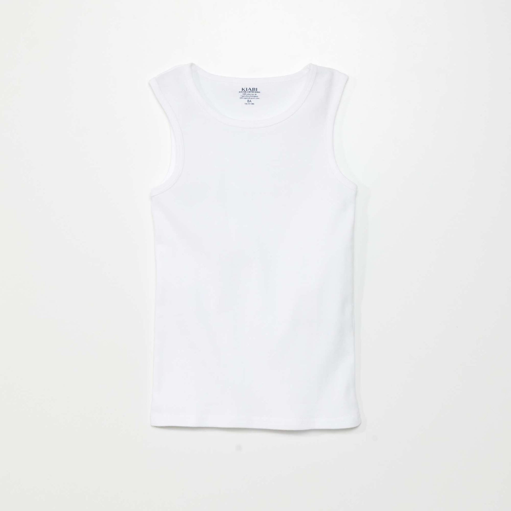 Lot de 3 débardeurs BLANC