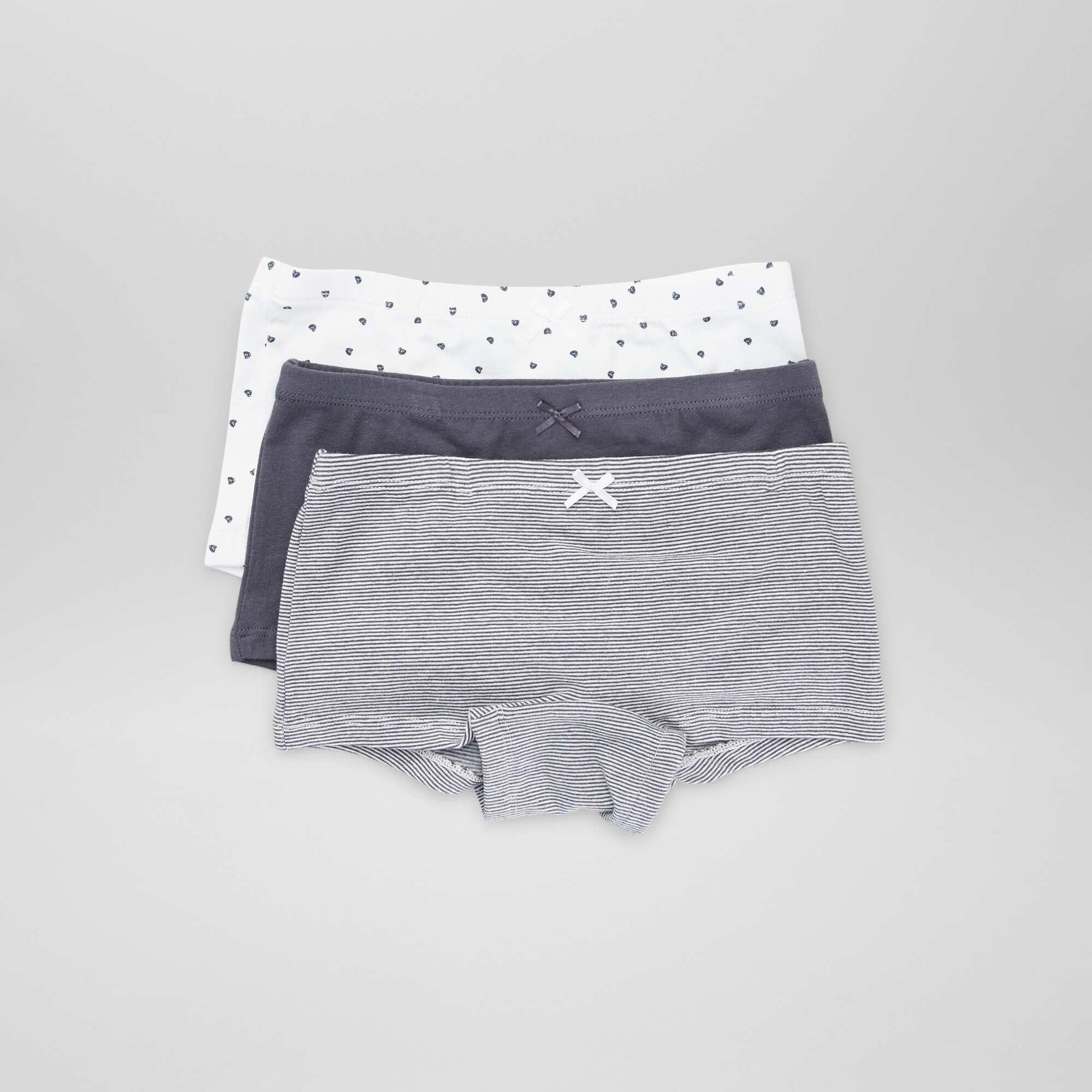 Lot de 3 shortys NOIR