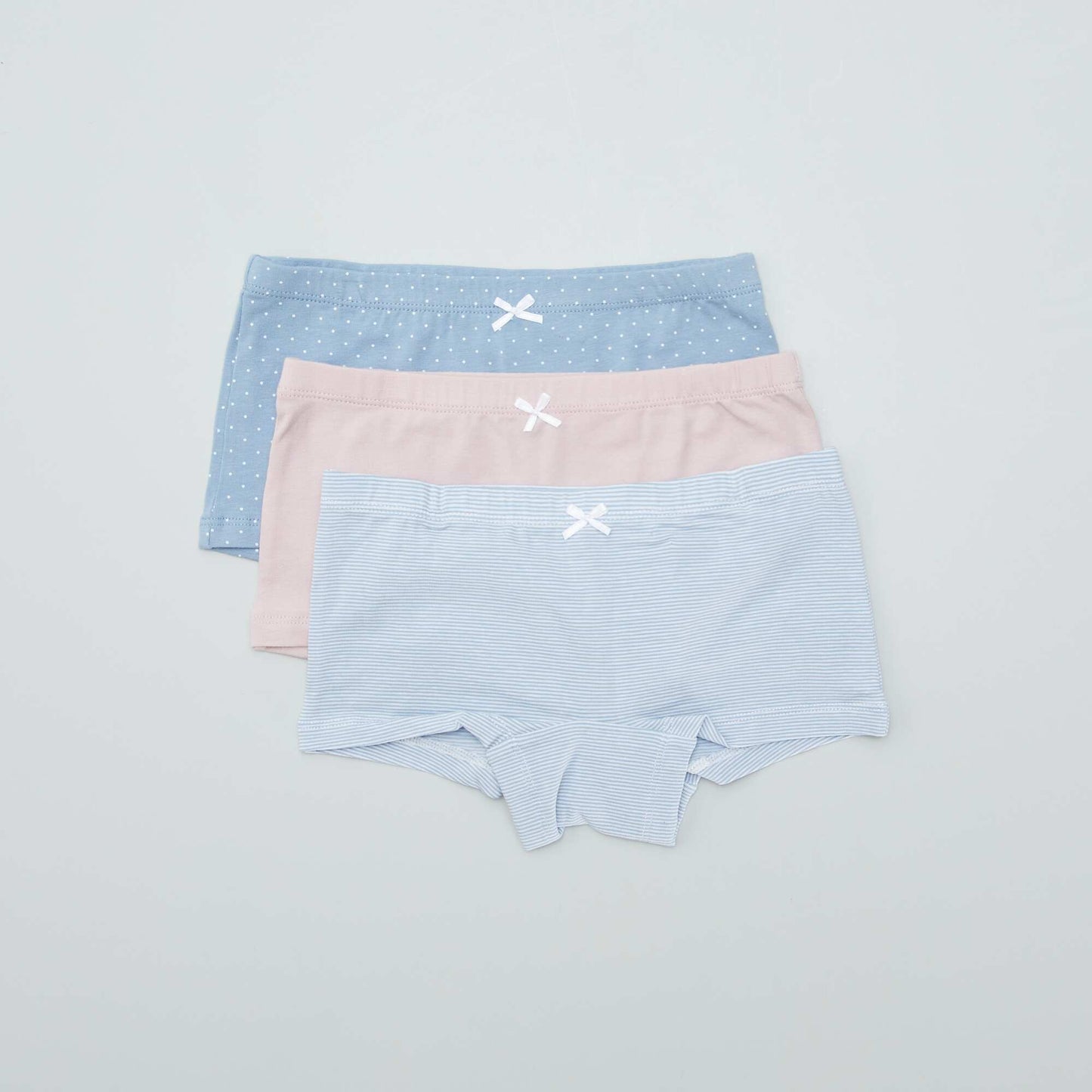 Lot de 3 shortys BLEU
