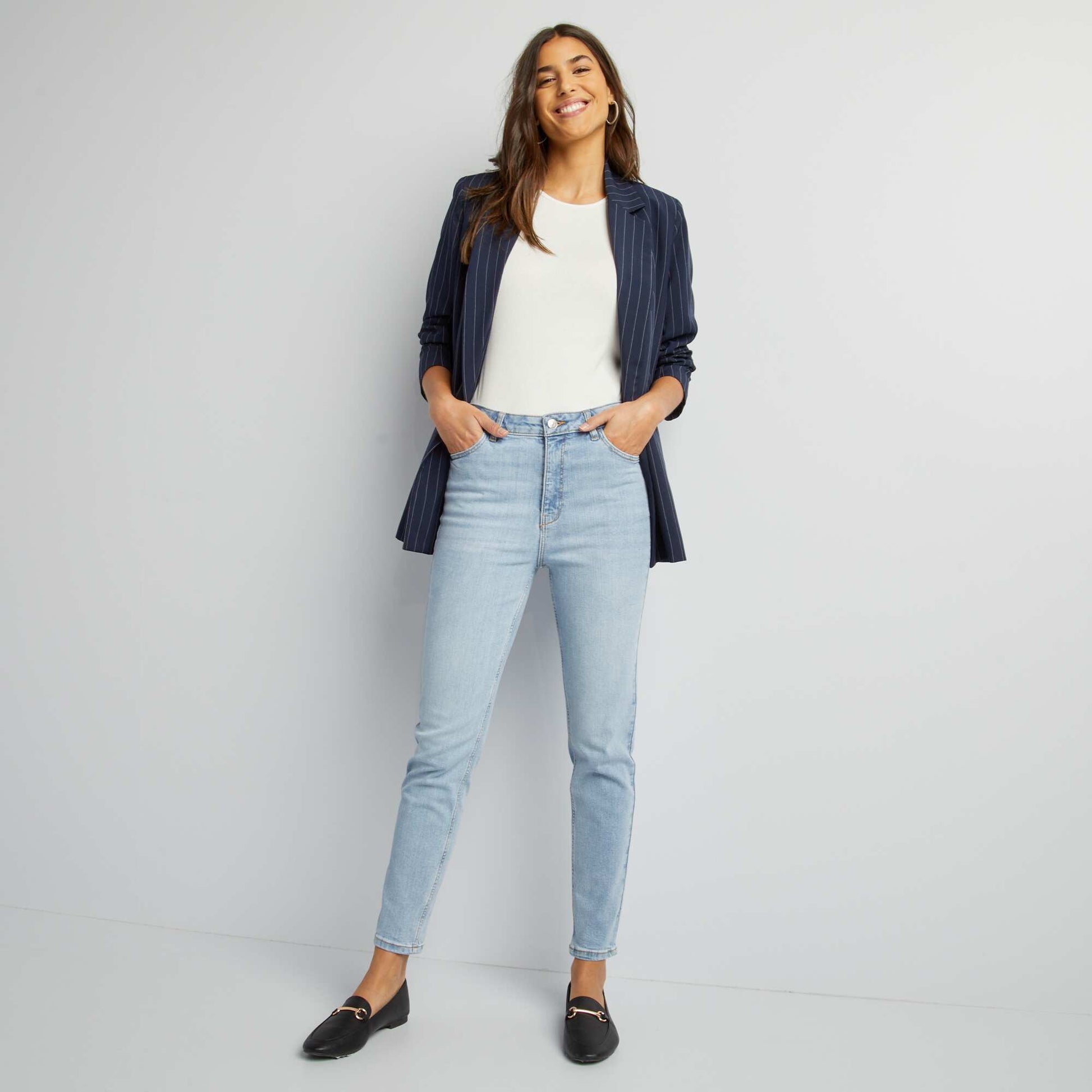 Pantalon slim en denim - L30 TRIPLE STONE