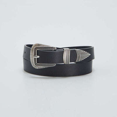 Ceinture style western NOIR