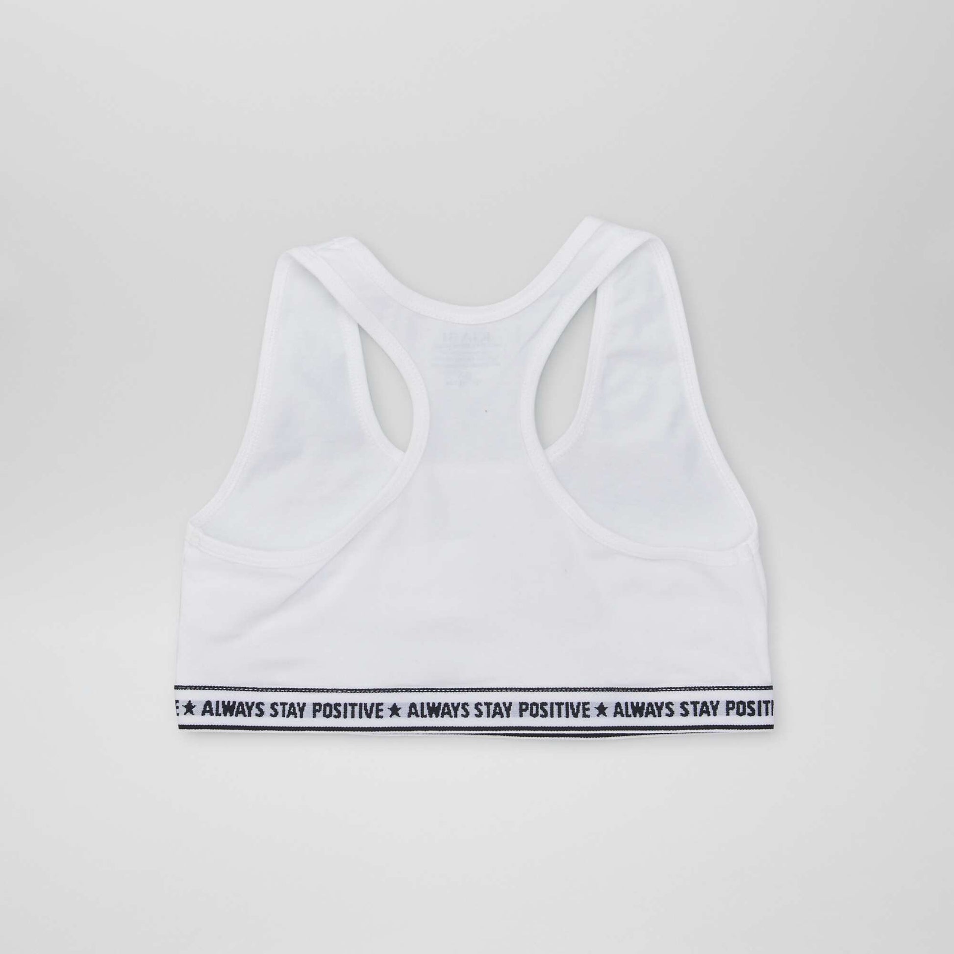 Brassière de sport NOIR/BLANC