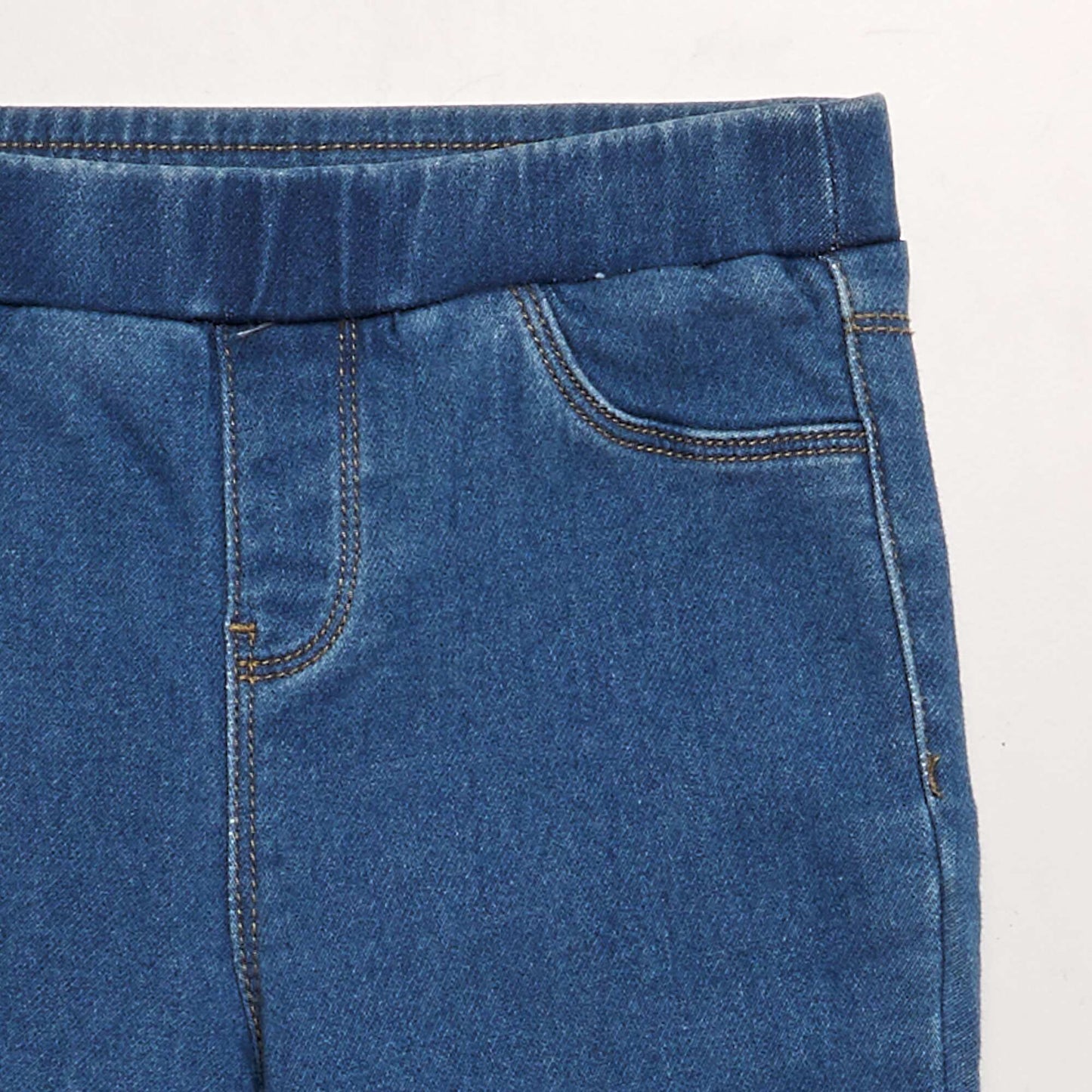 Jegging avec taille élastiquée BLEU