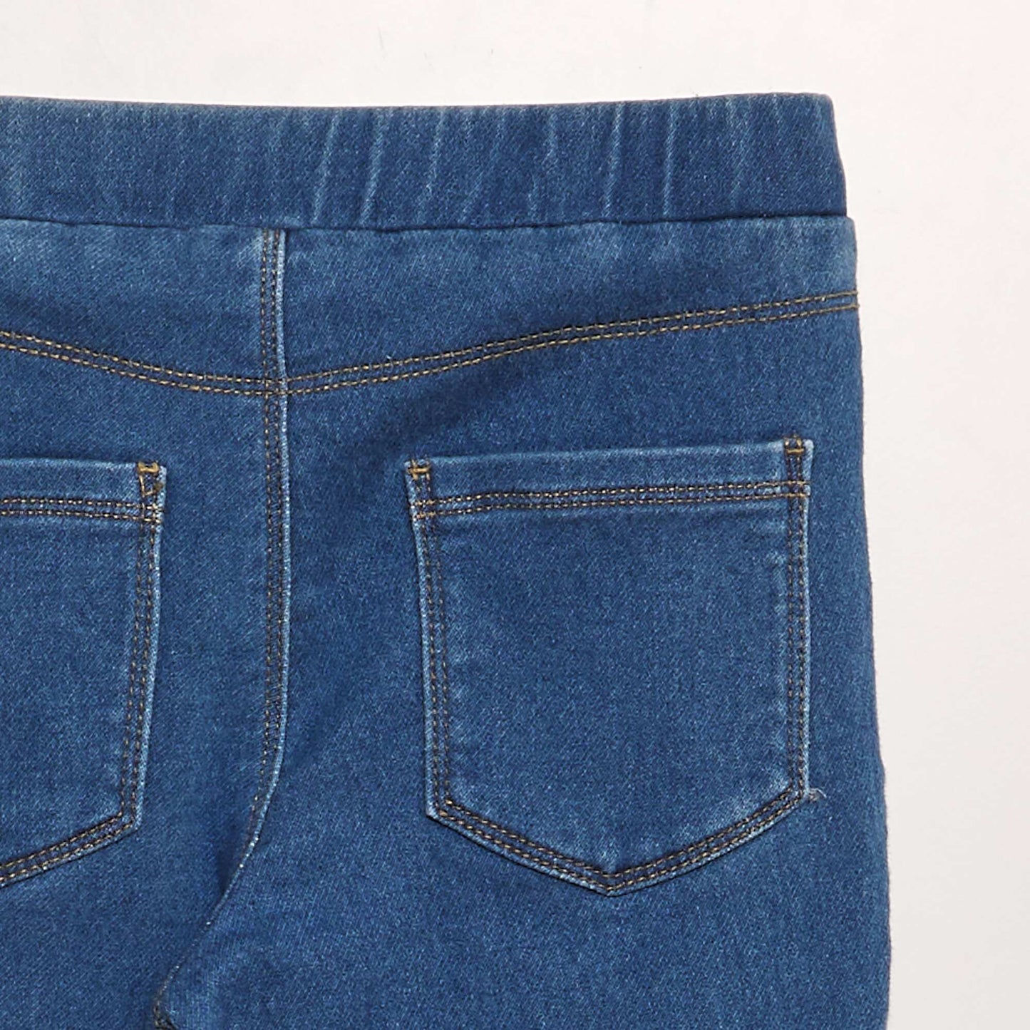 Jegging avec taille élastiquée BLEU
