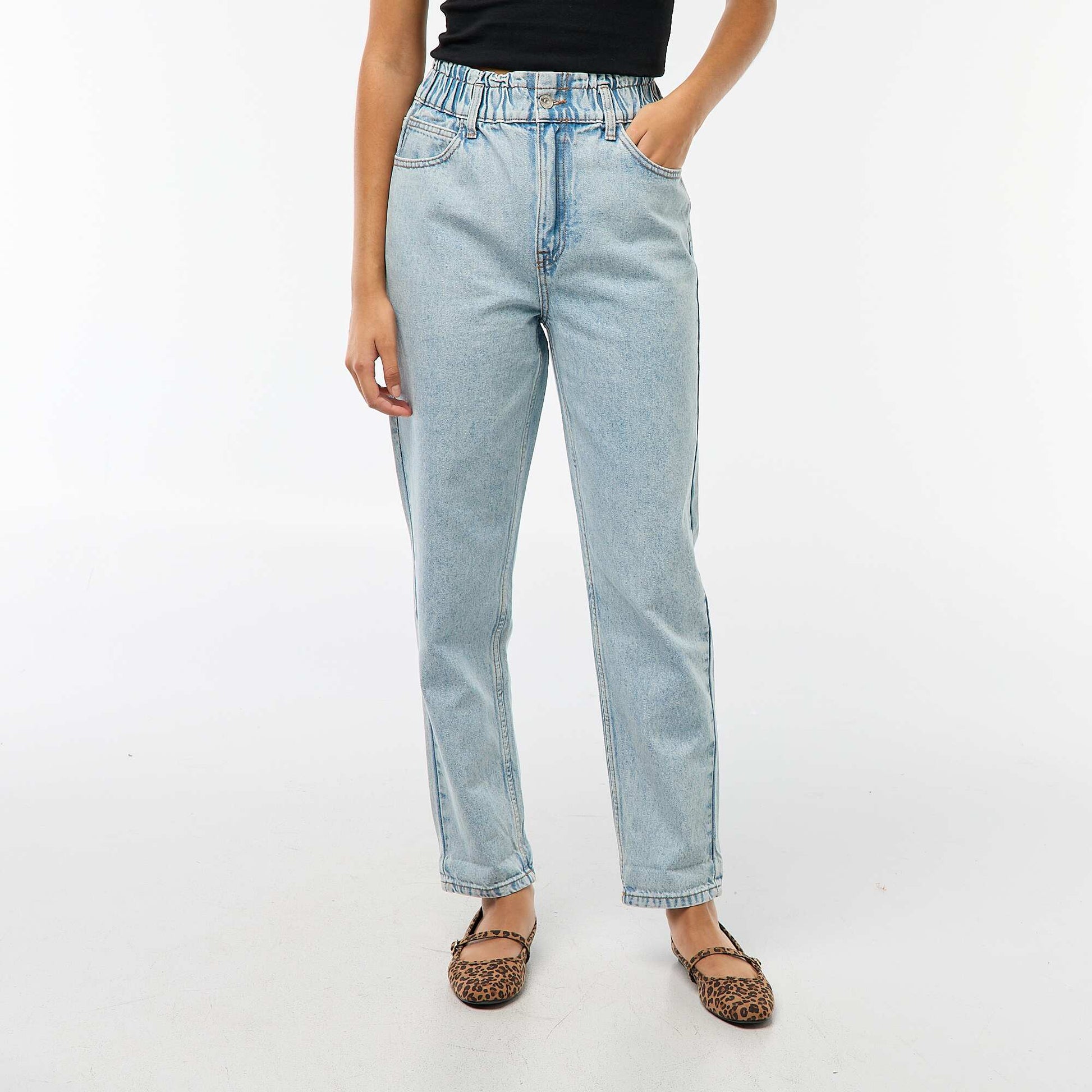 Jean paperbag BLEU