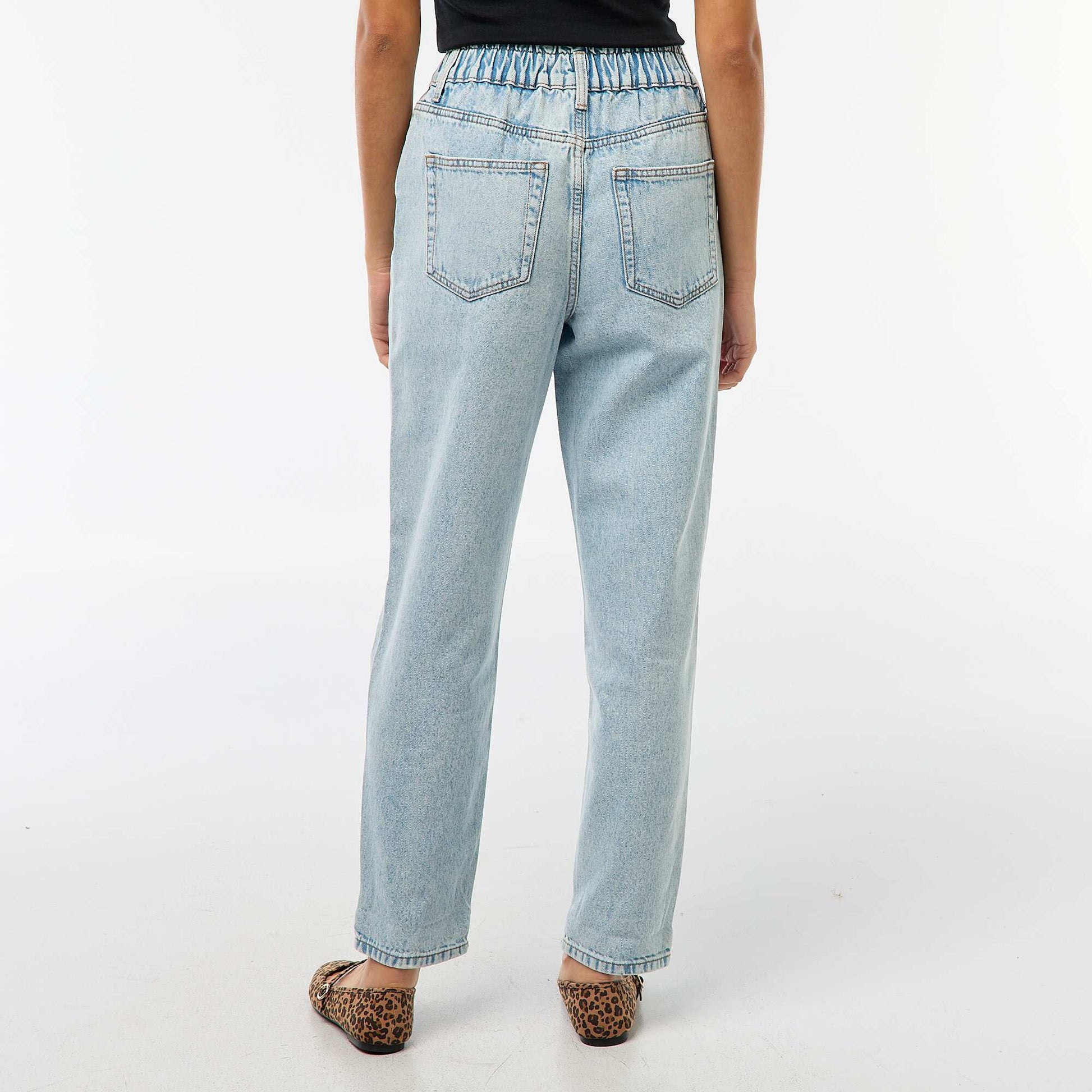 Jean paperbag BLEU