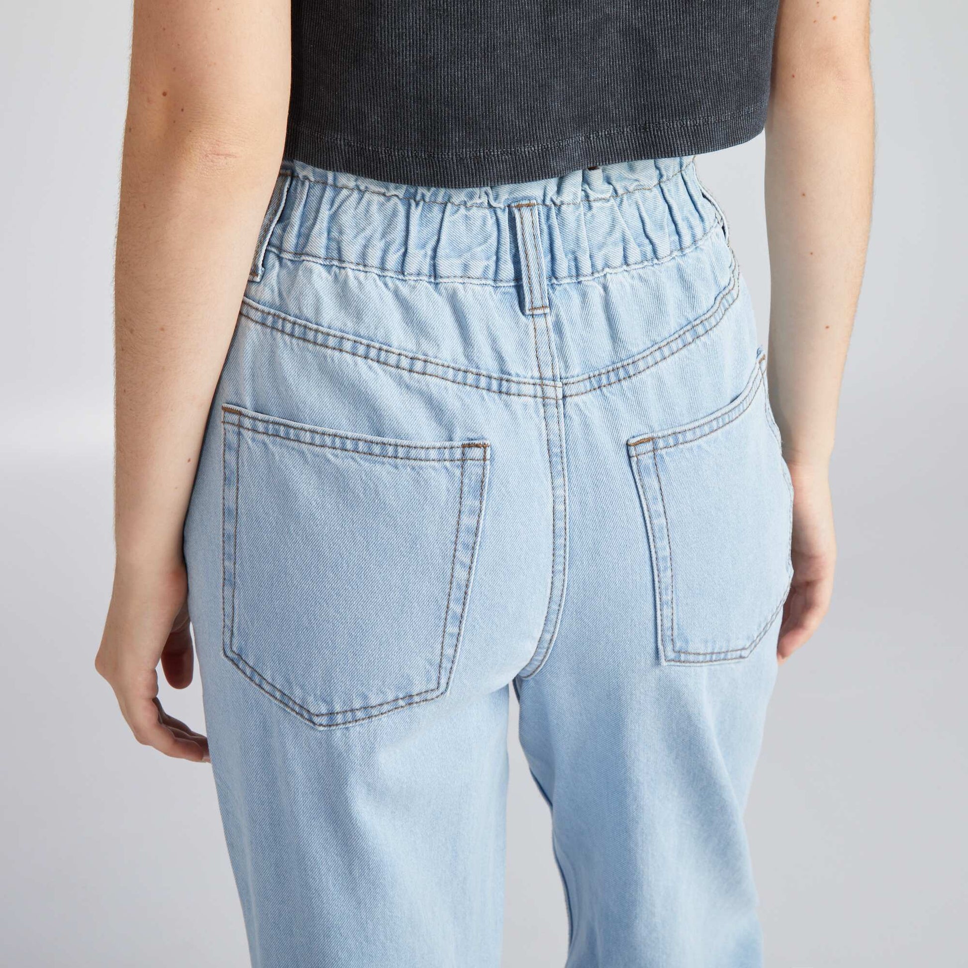 Jean paperbag BLEU