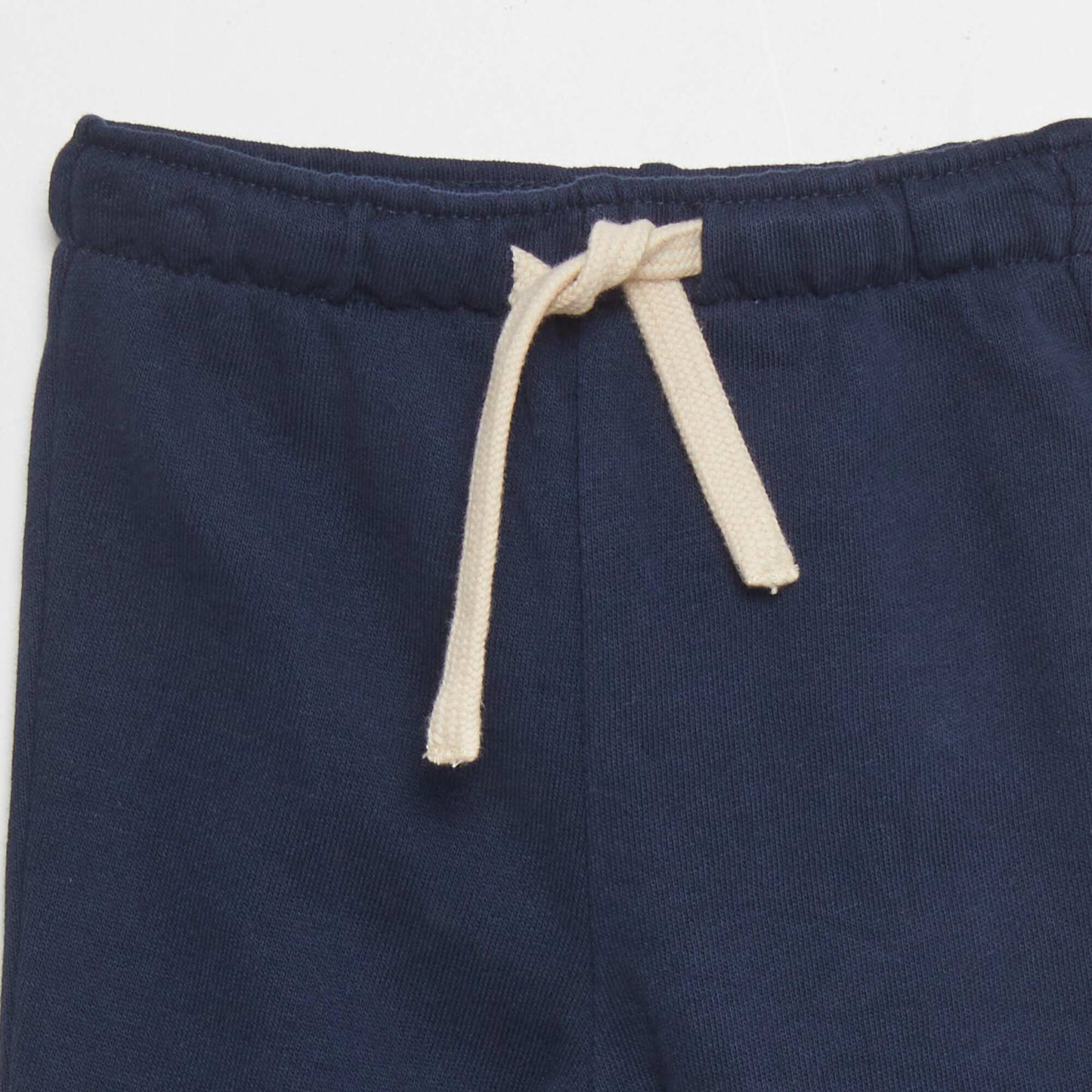 Pantalon jogging en french terry BLEU MARINE