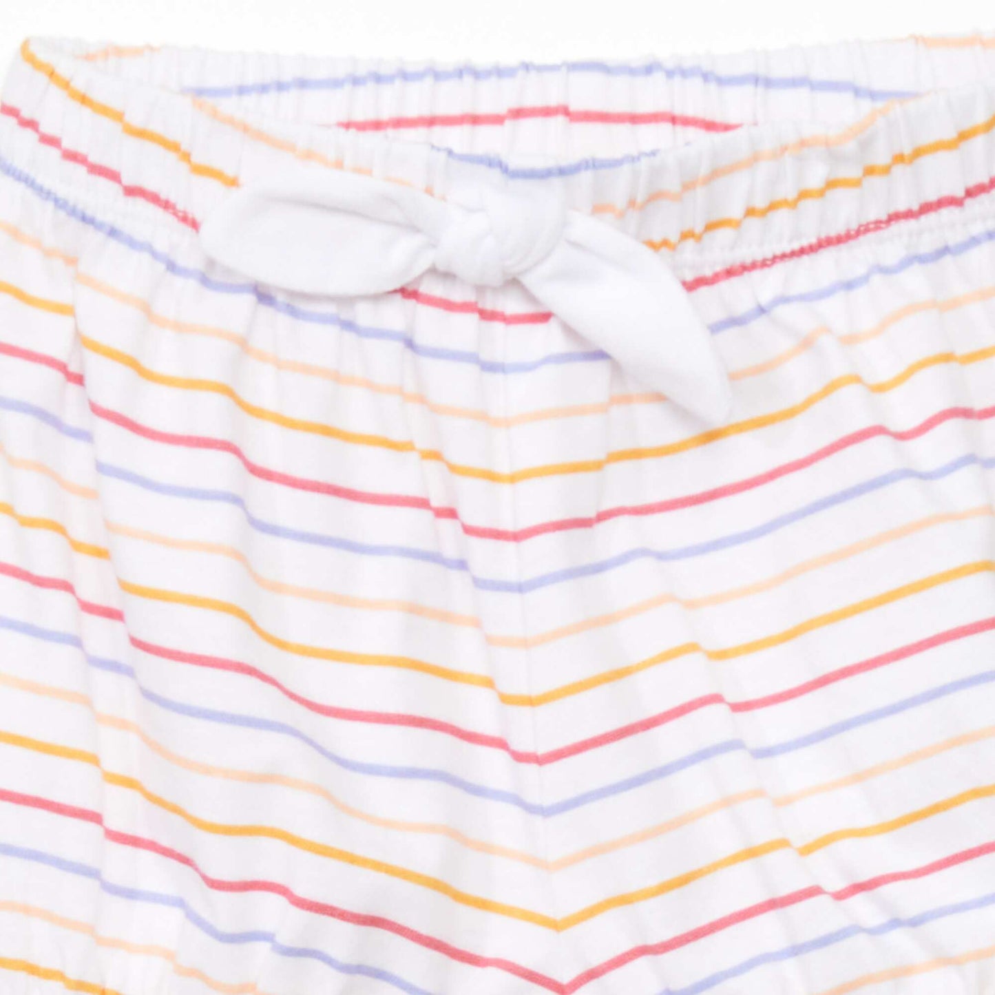 Lot de 2 shorts en coton ROSE/BLANC