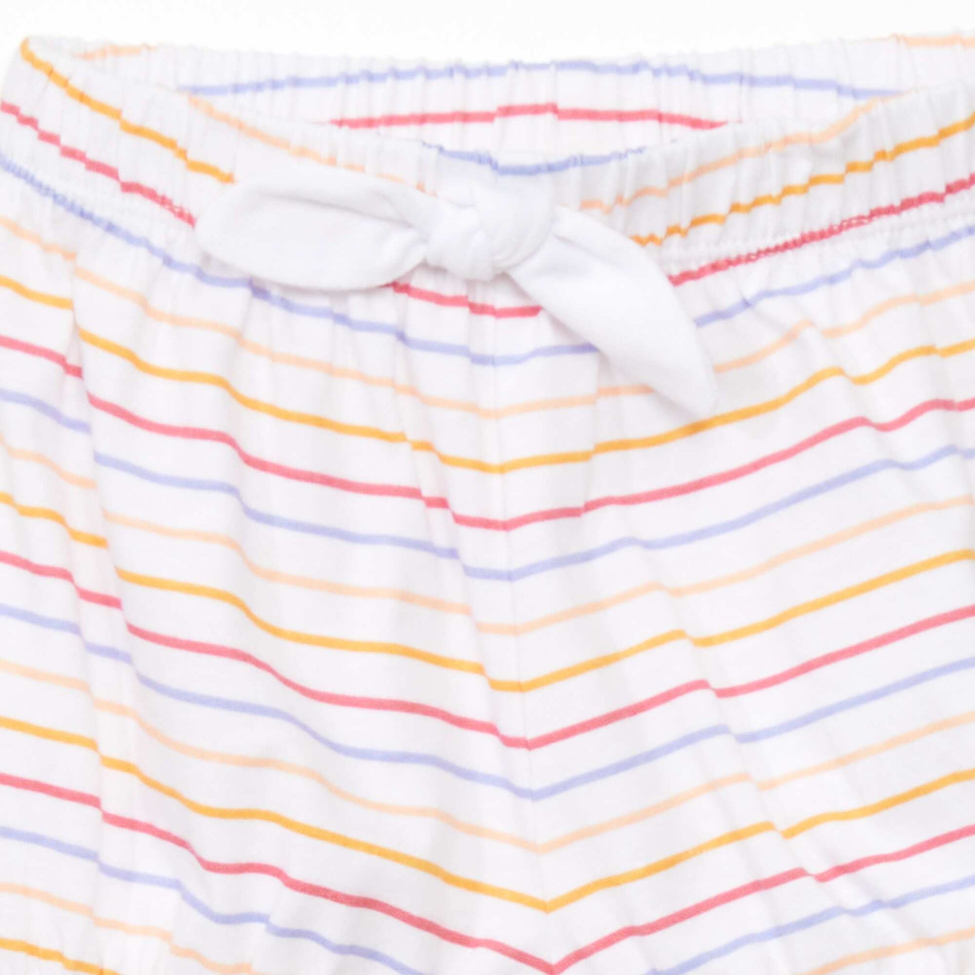 Lot de 2 shorts en coton ROSE/BLANC