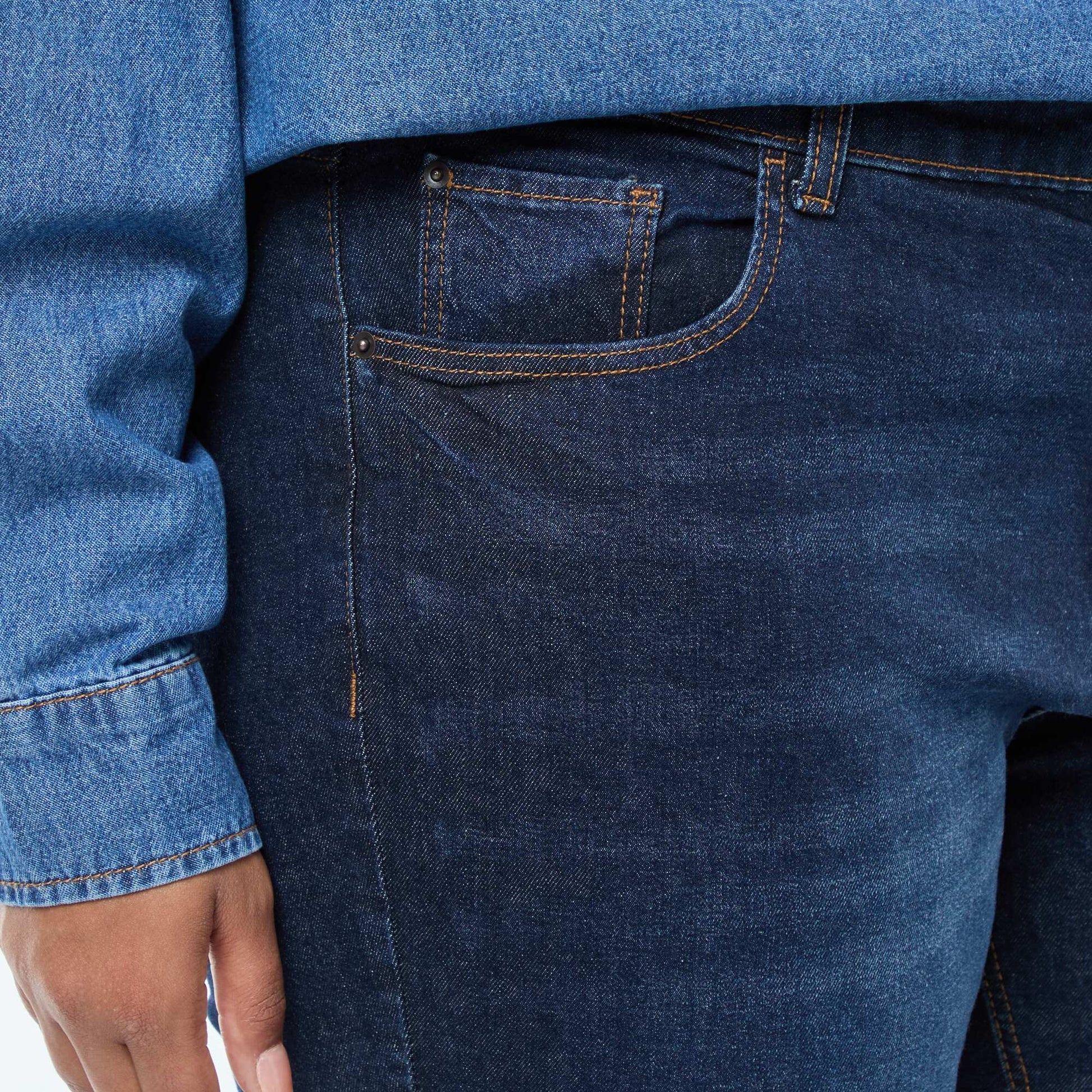 Jean regular 5 poches L30 BRUT