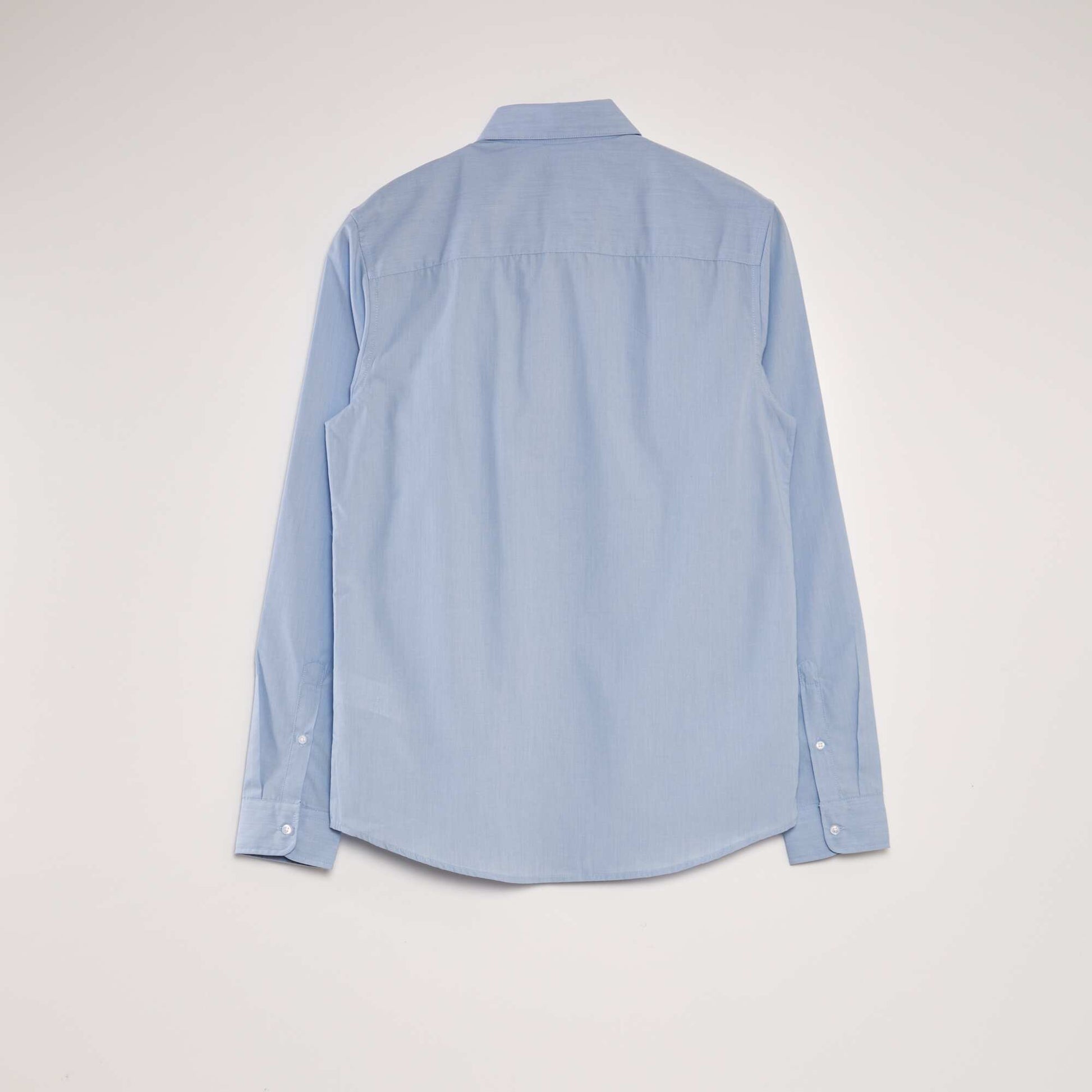 Chemise classique unie BLEU CIEL