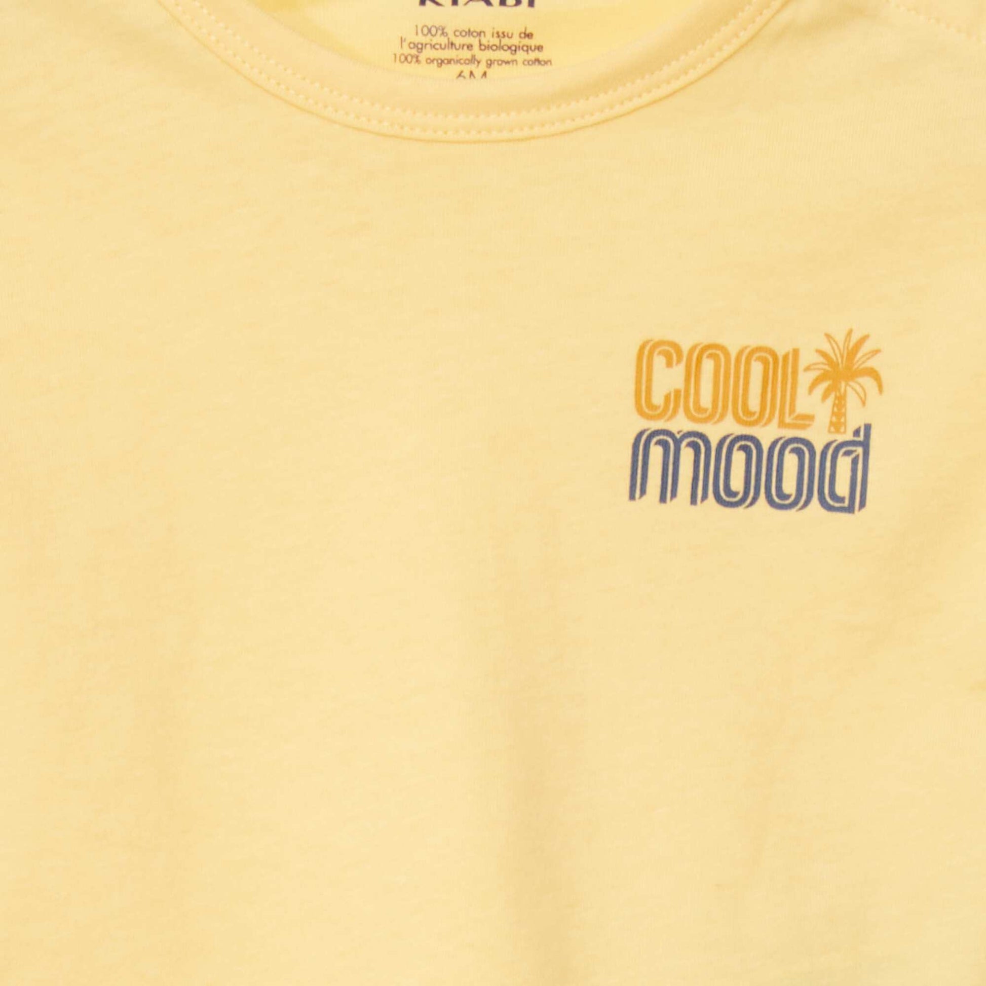 Ensemble t-shirt + short - 2 pièces BLEU MARINE/JAUNE