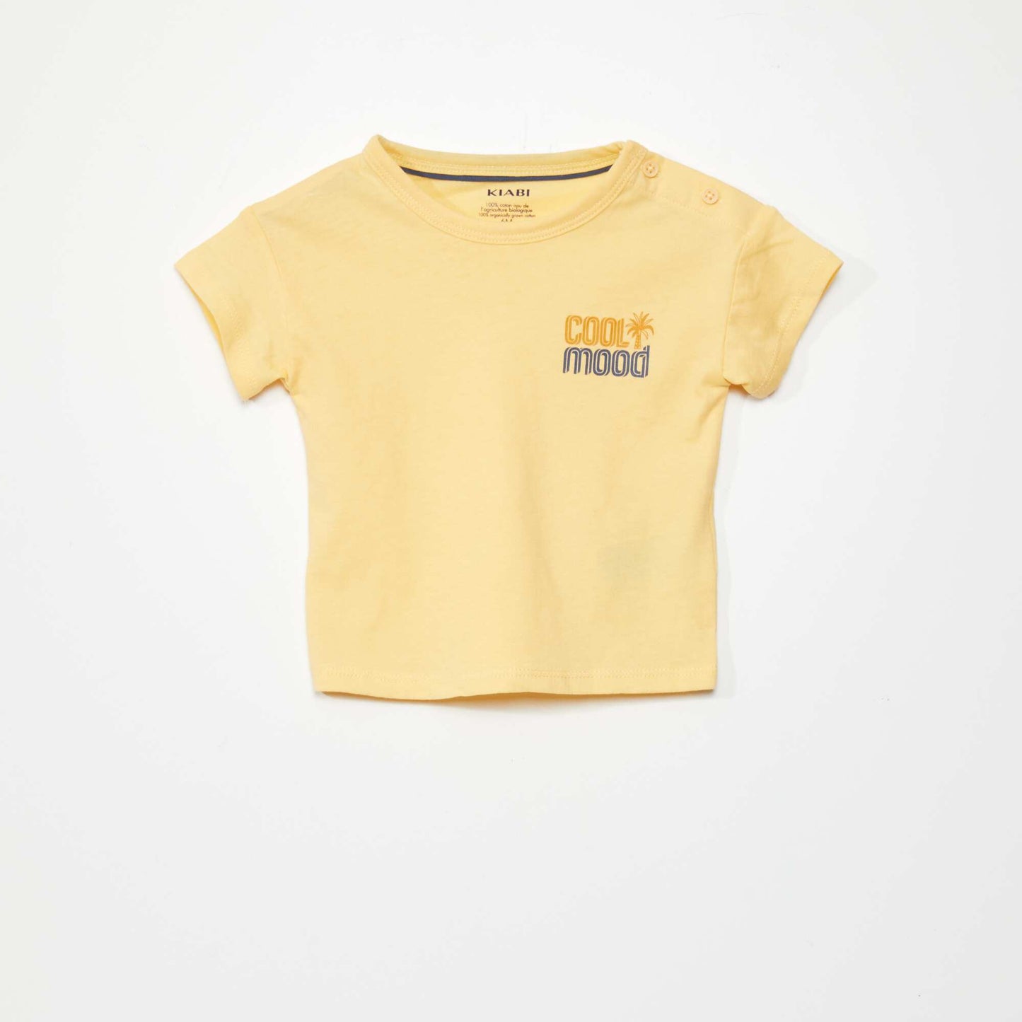 Ensemble t-shirt + short - 2 pièces BLEU MARINE/JAUNE