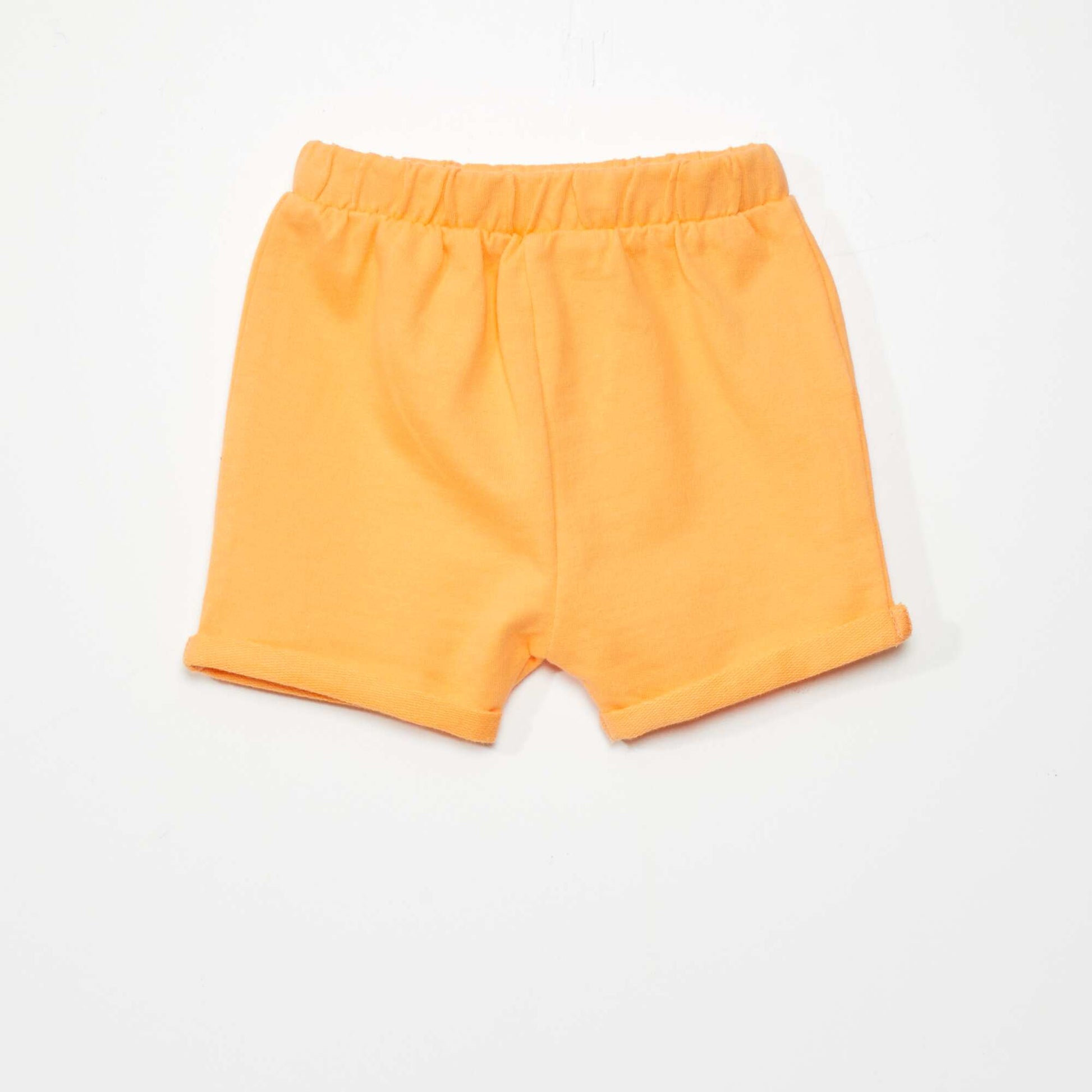 Ensemble t-shirt + short - 2 pièces BLANC/ORANGE