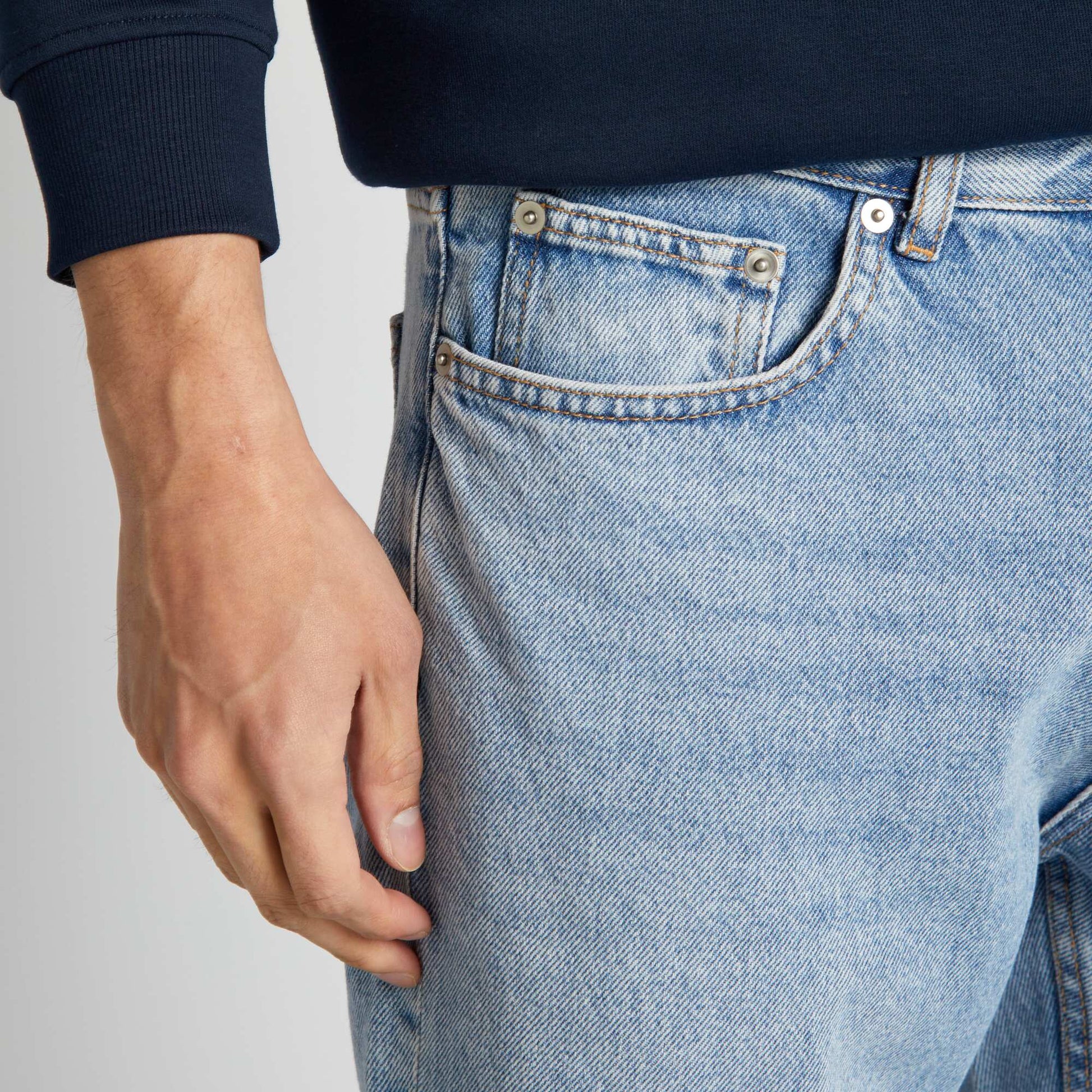 Jean droit - L34 DOUBLE STONE