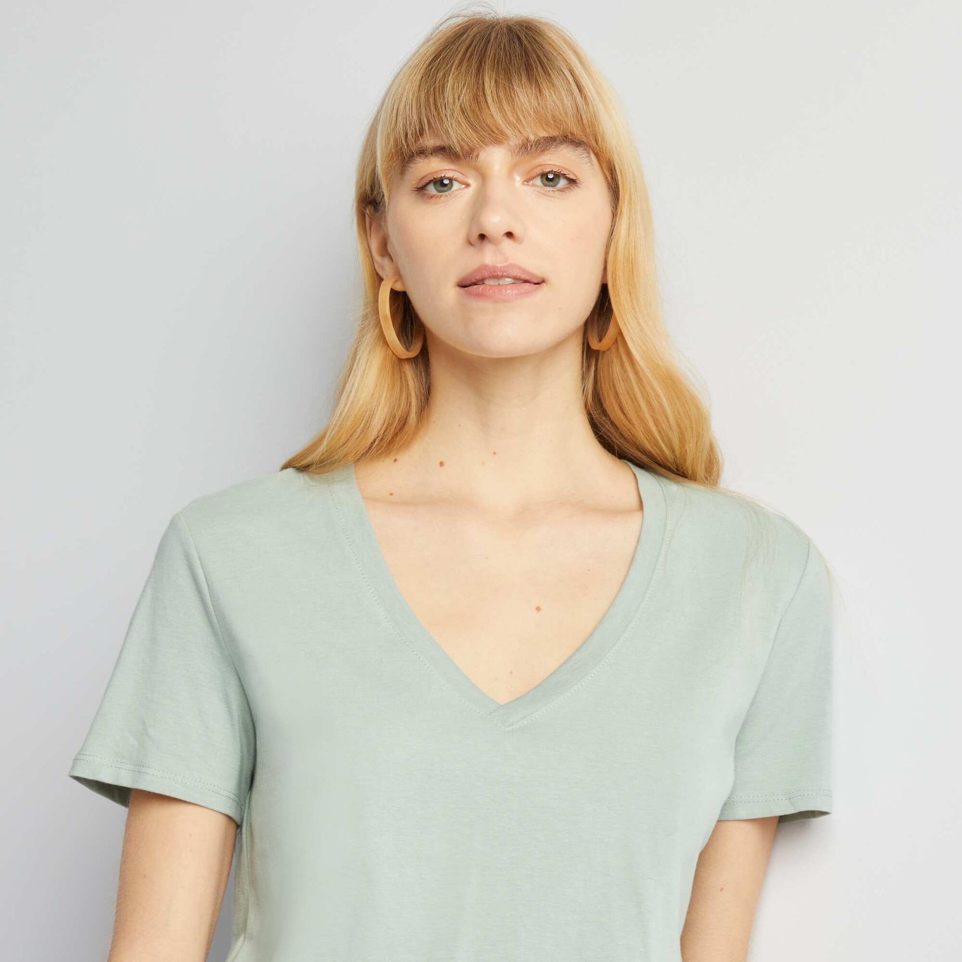 T-shirt basique VERT JADE