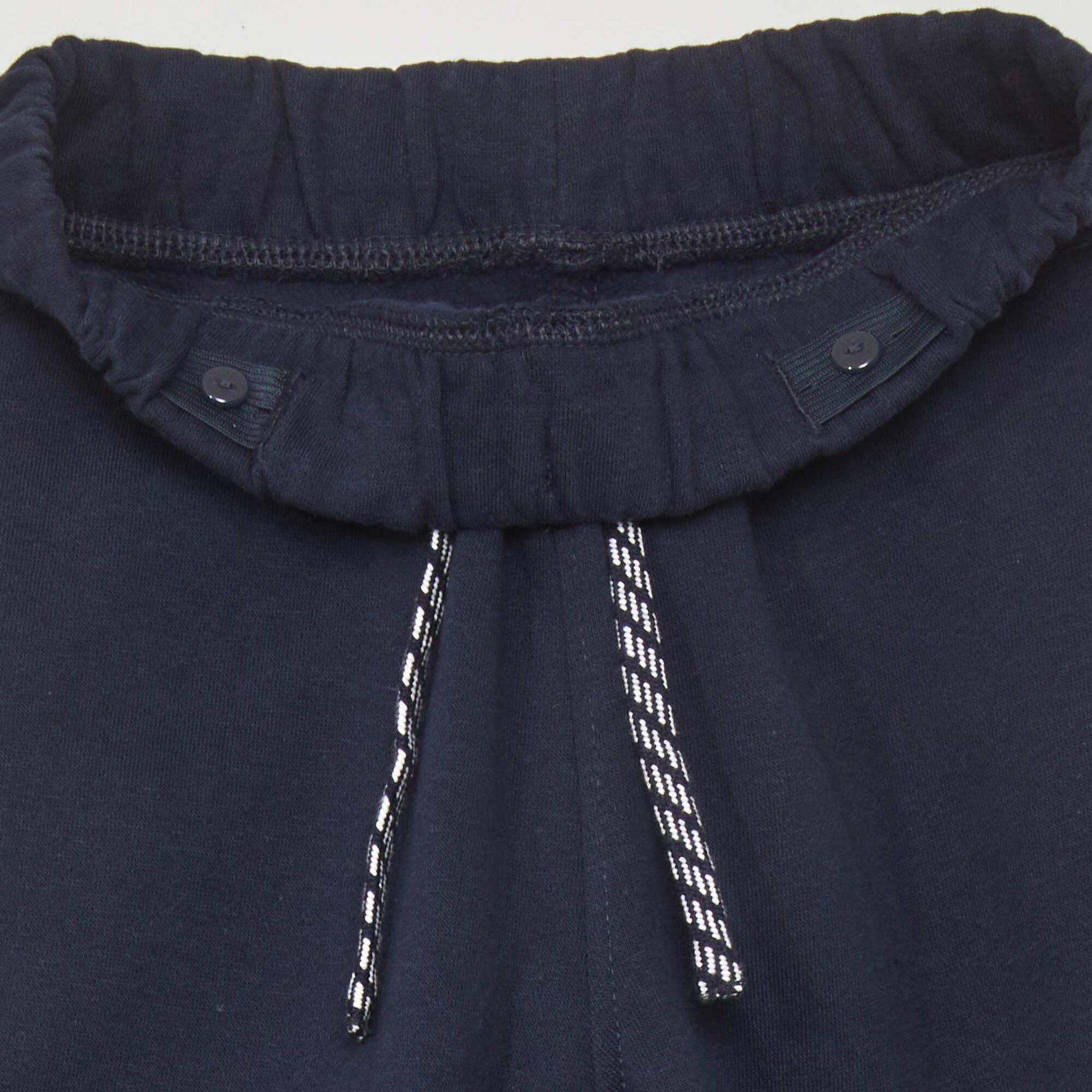 Jogging chiné avec ceinture ajustable BLEU