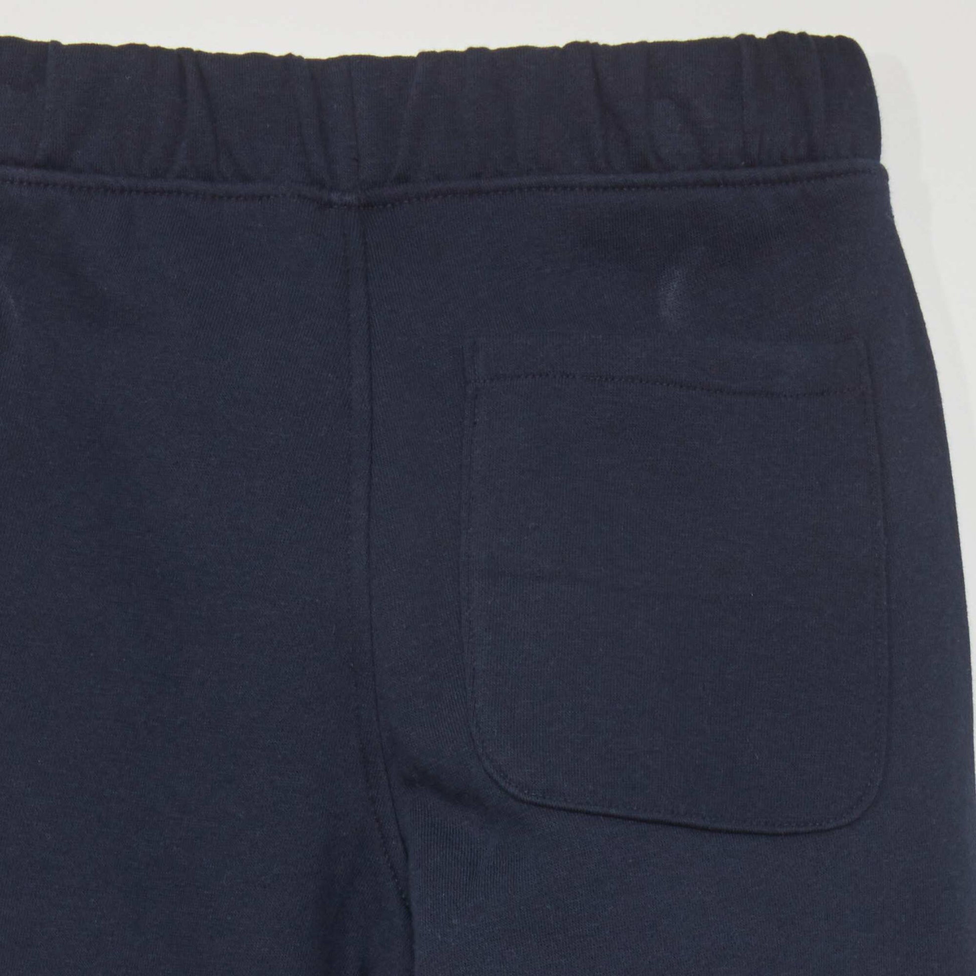 Jogging chiné avec ceinture ajustable BLEU