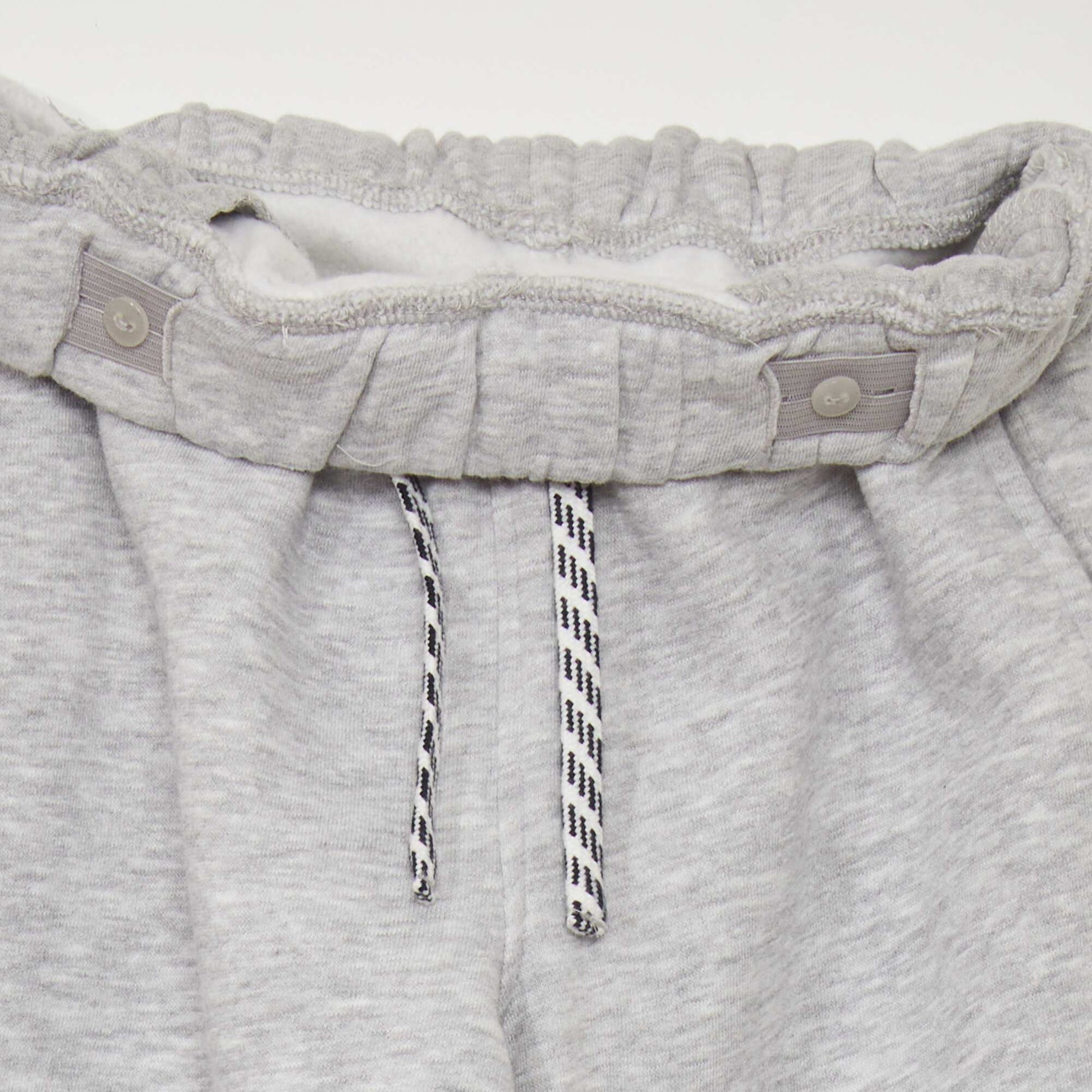 Jogging chiné avec ceinture ajustable GRIS