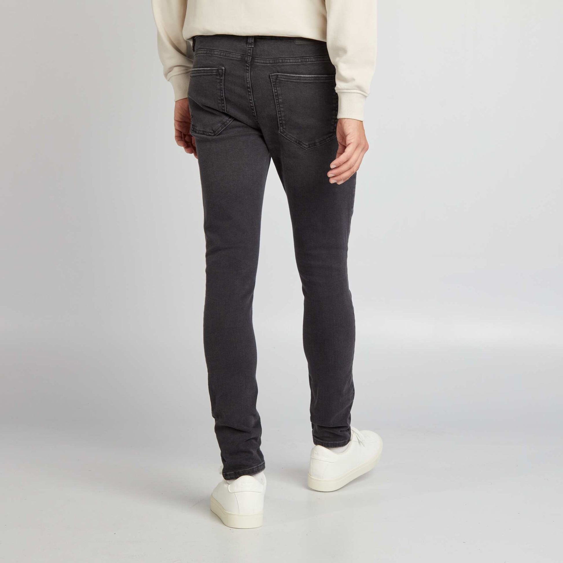Jean skinny - L32 NOIR/GRIS