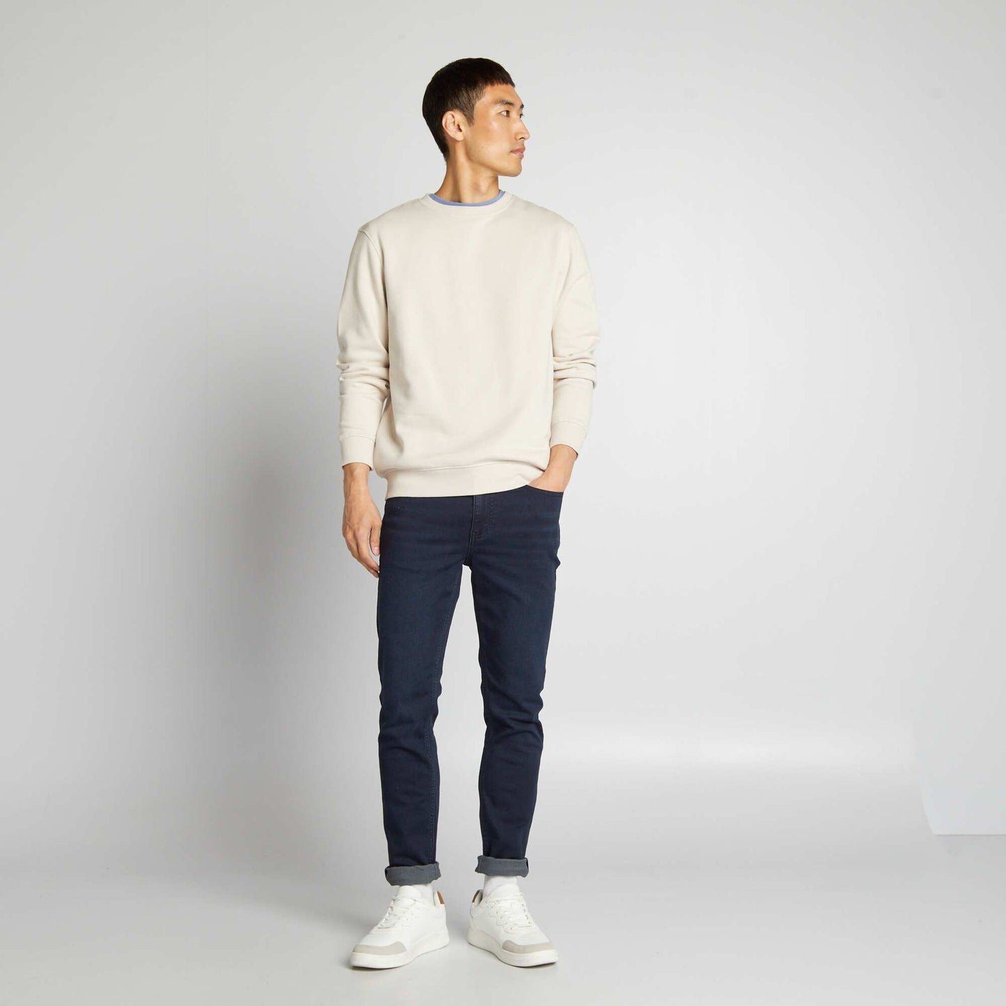 Jean slim stretch - L32 BLEU FONCé
