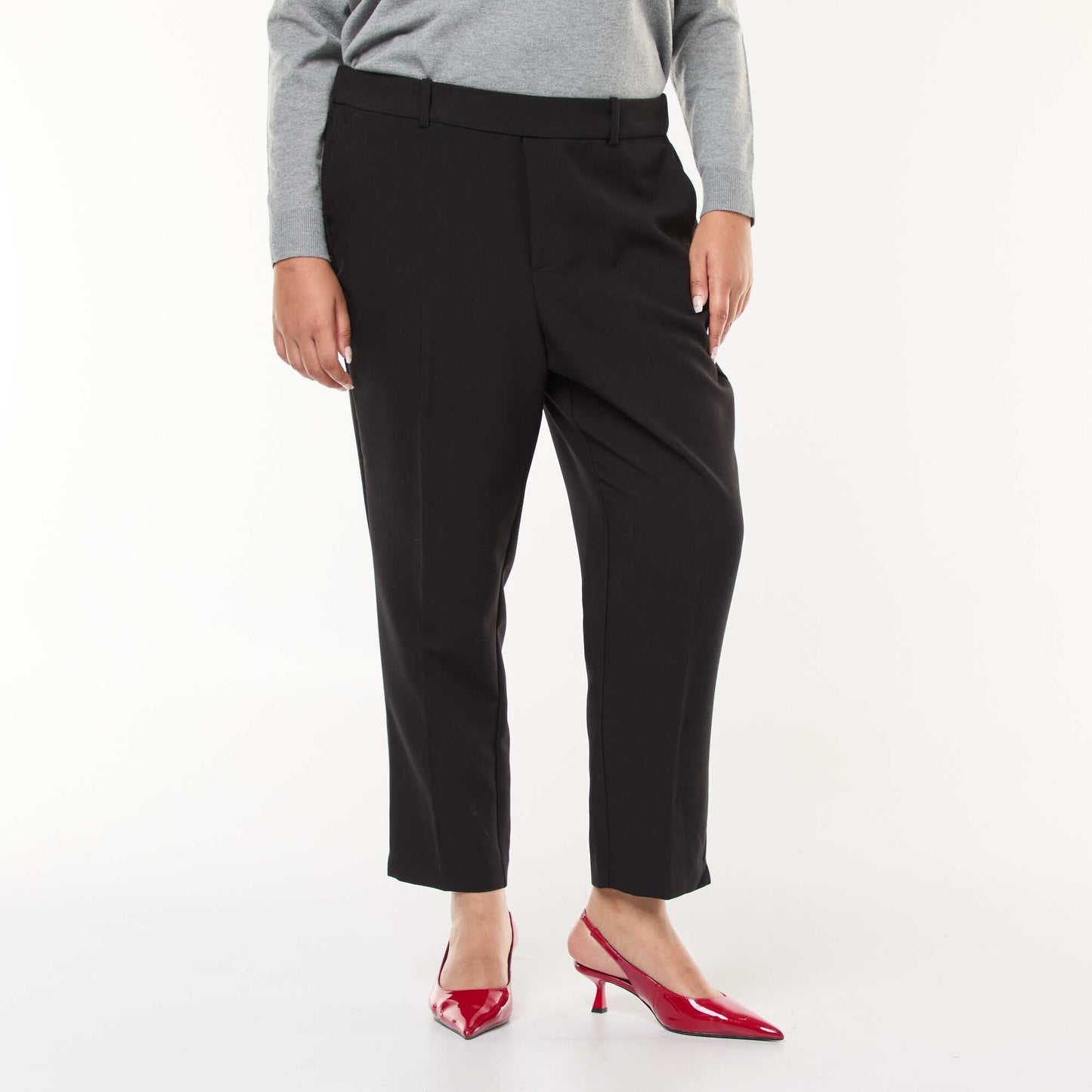 Pantalon cigarette NOIR