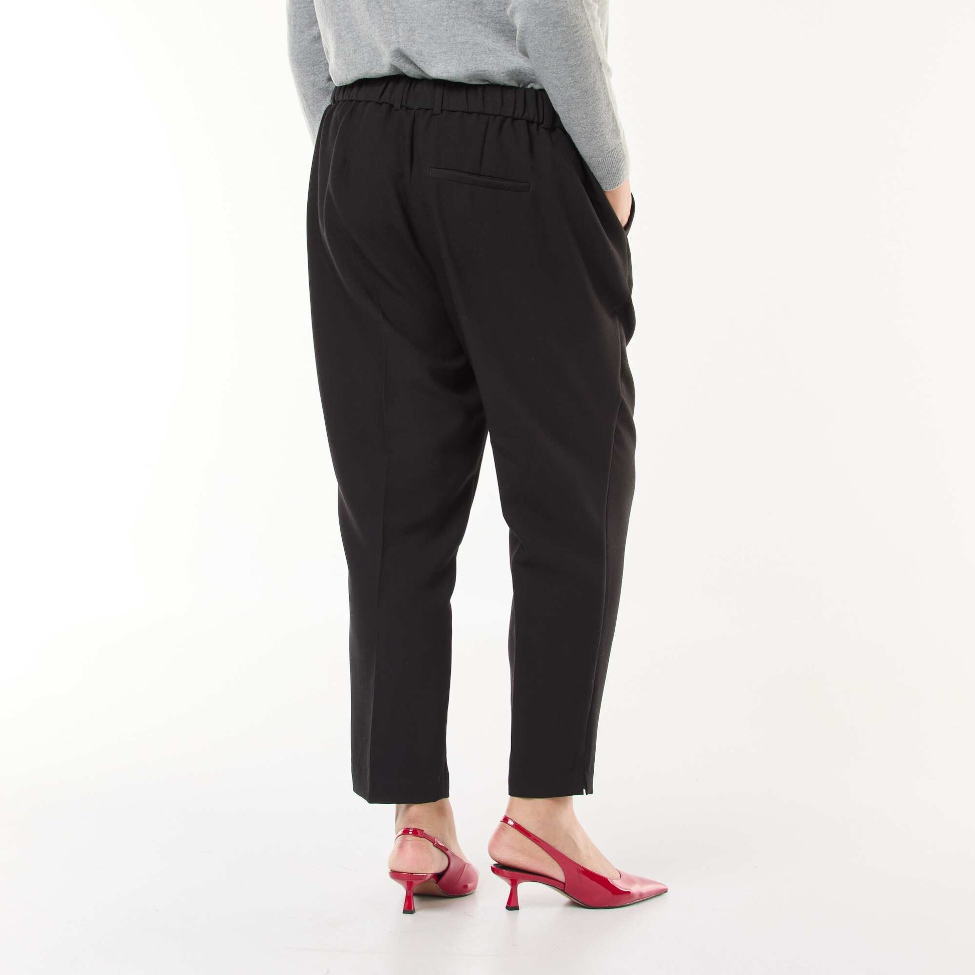 Pantalon cigarette NOIR