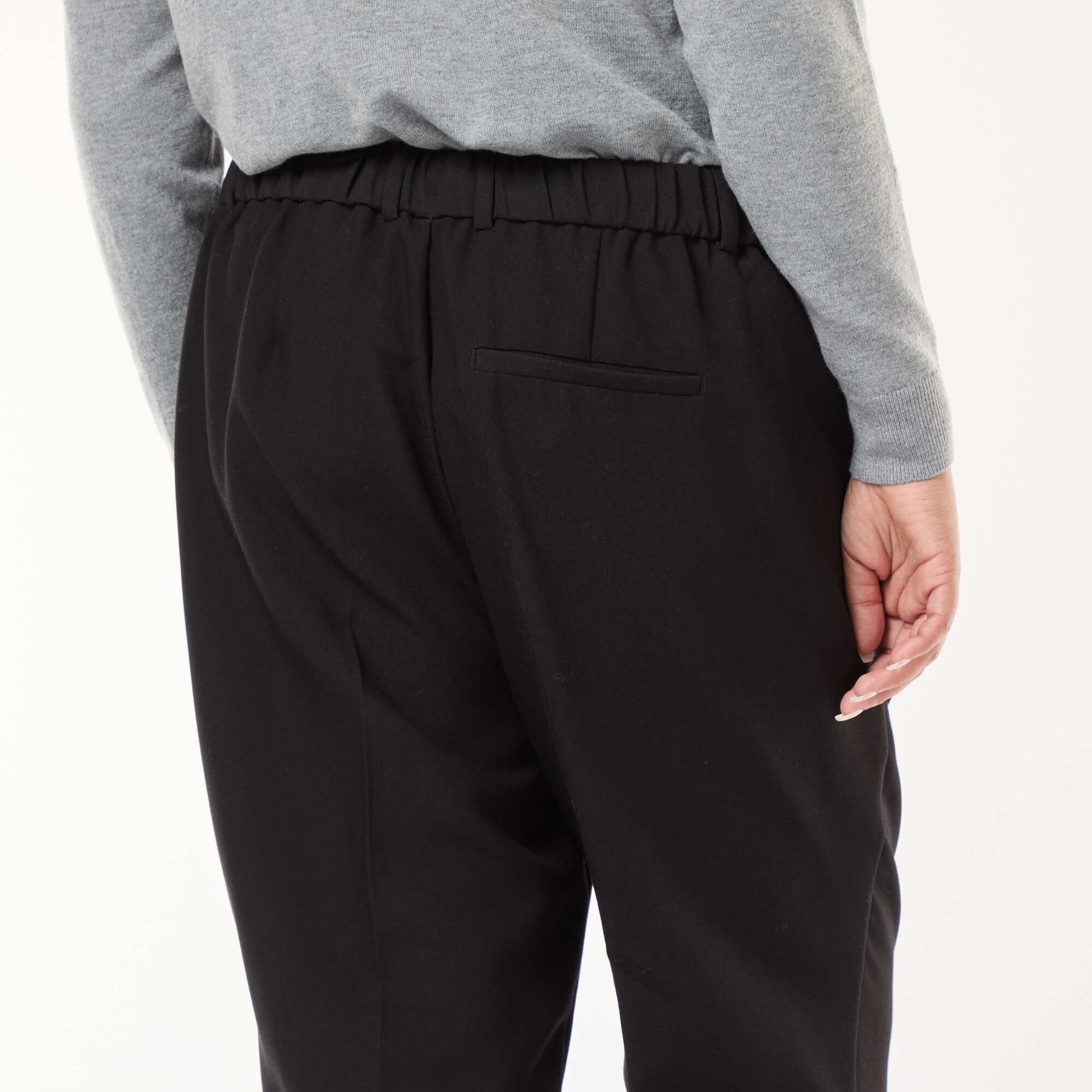Pantalon cigarette NOIR