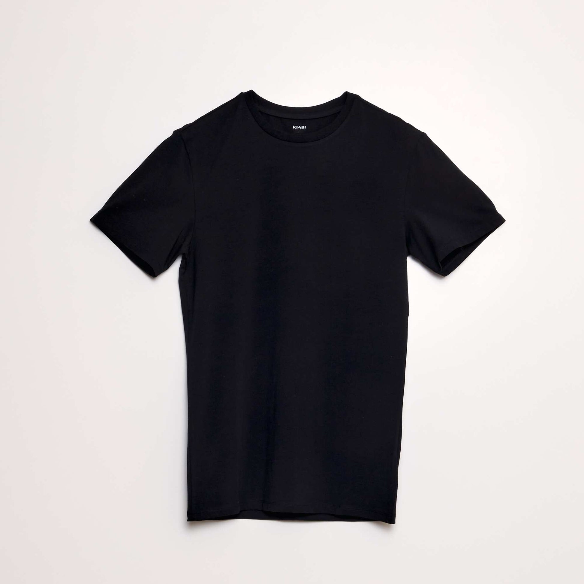 Tee-shirt uni - Slim fit NOIR