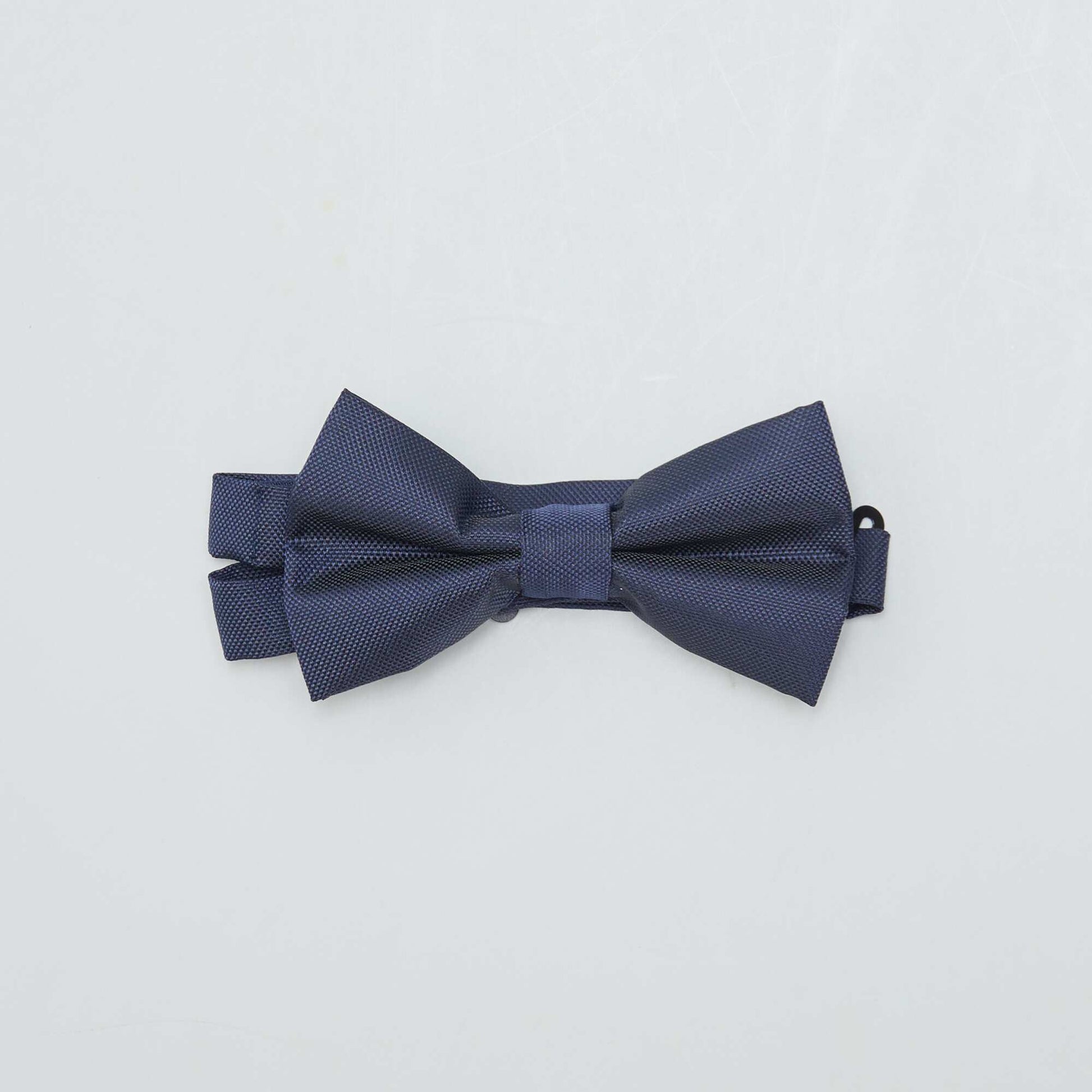 Noeud papillon texturé BLEU MARINE