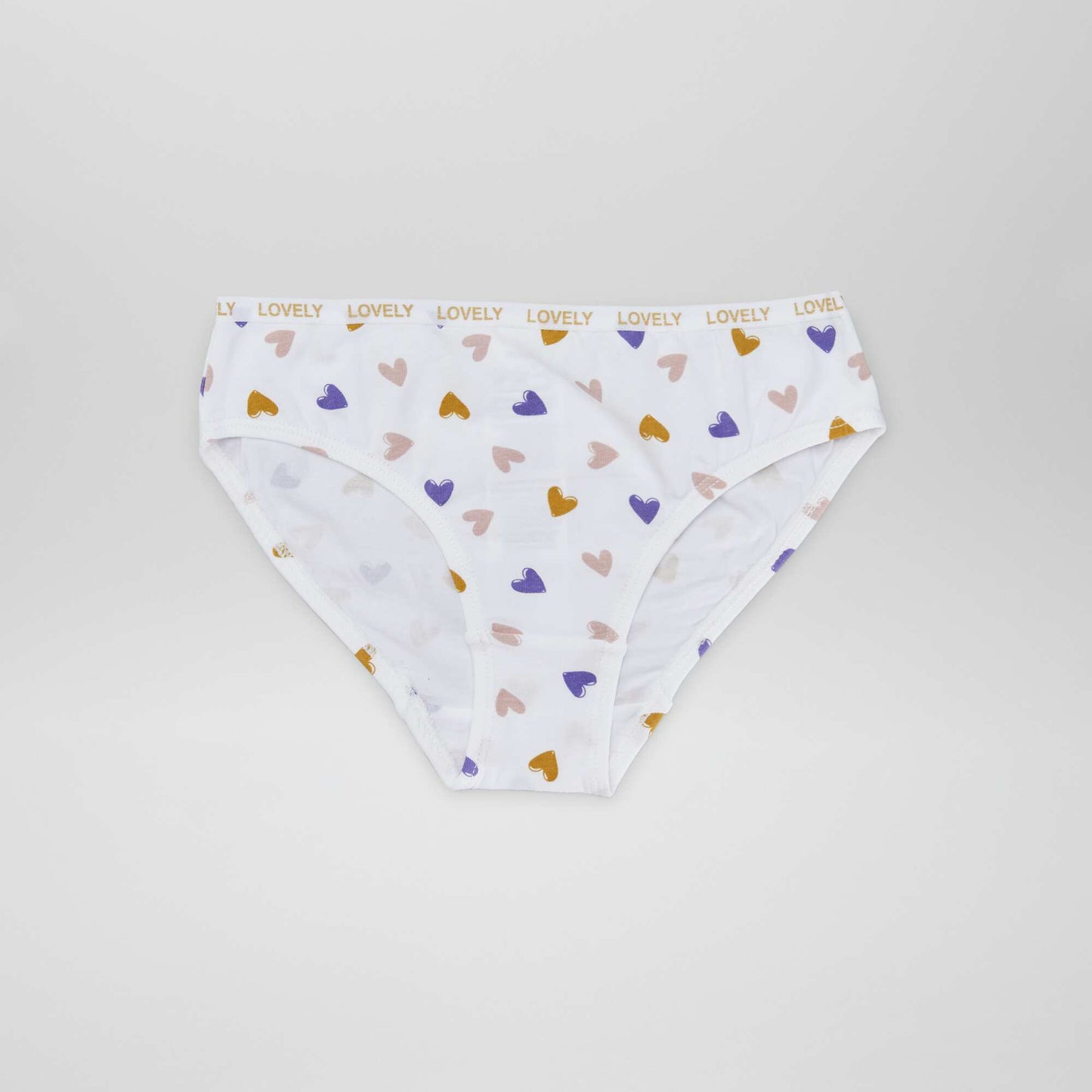Lot de 4 culottes imprimées BLANC/BLEU