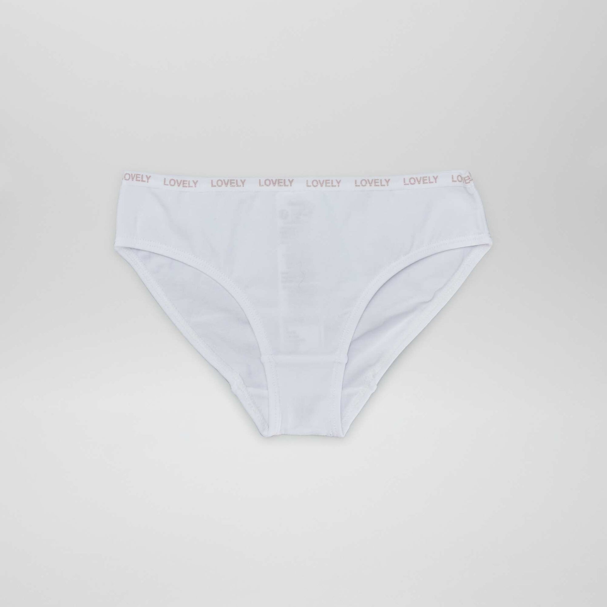 Lot de 4 culottes imprimées BLANC/BLEU
