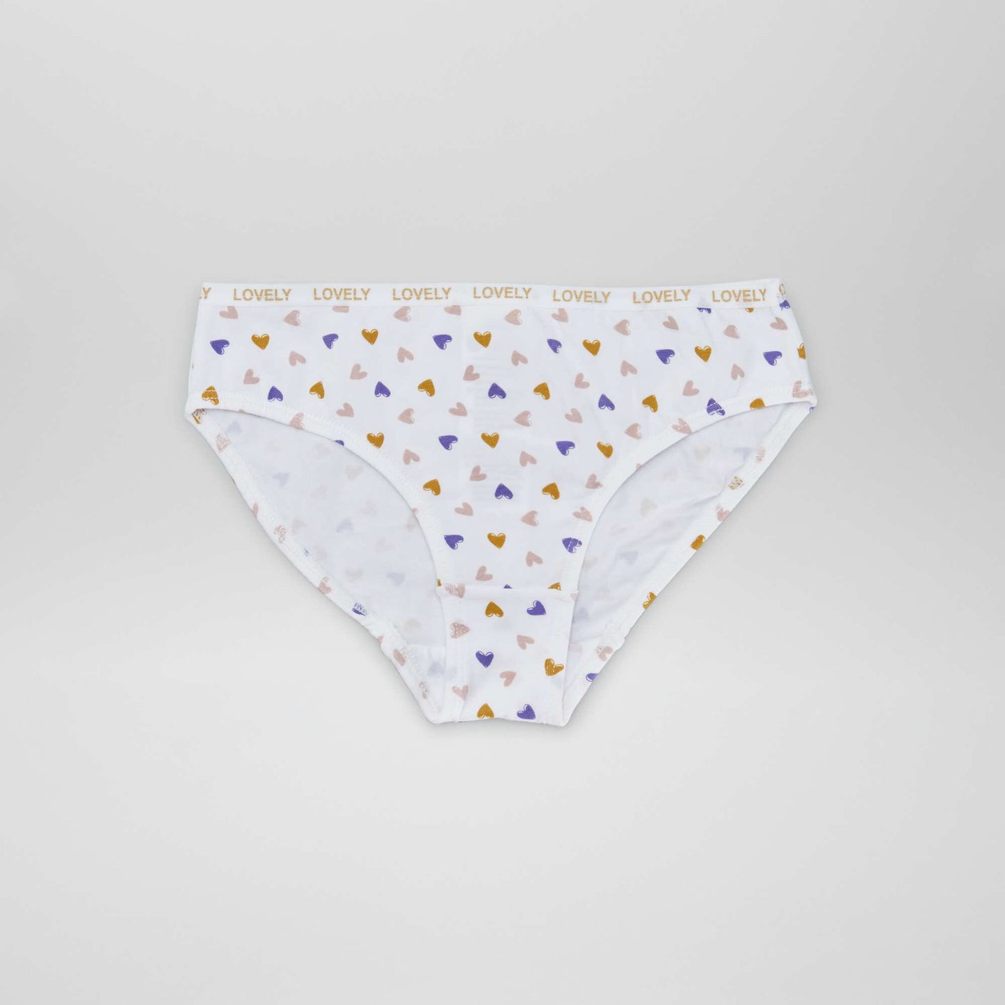 Lot de 4 culottes imprimées BLANC/BLEU