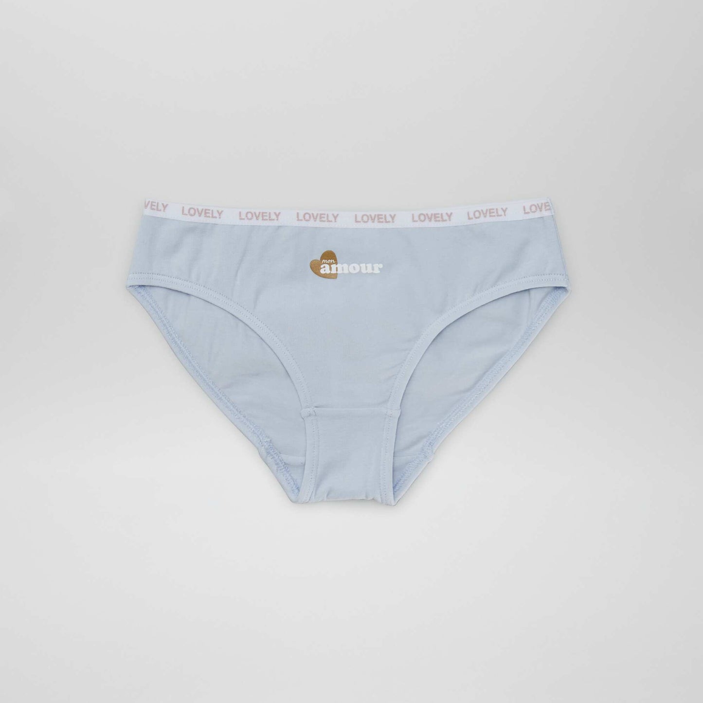 Lot de 4 culottes imprimées BLANC/BLEU