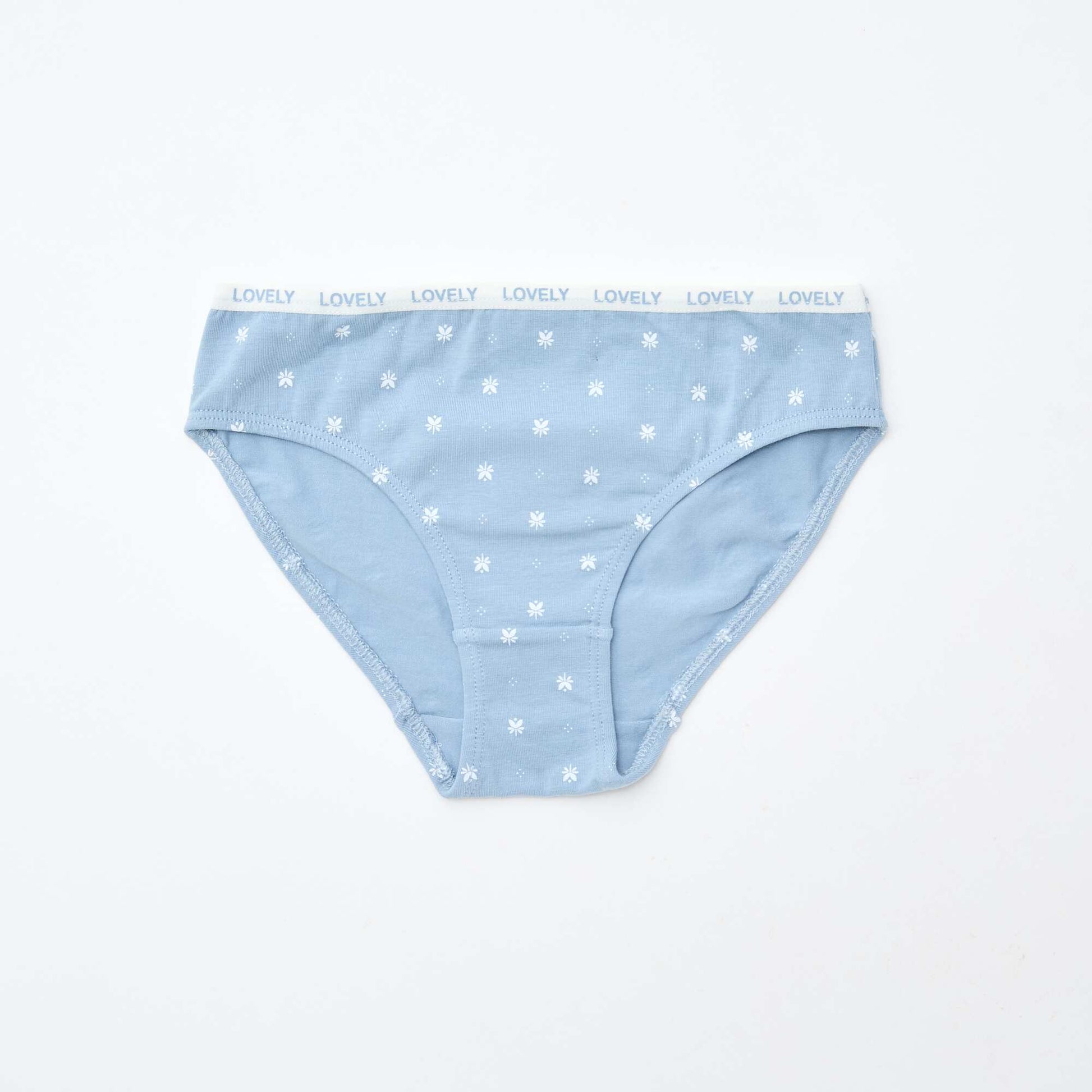 Lot de 4 culottes imprimées BLEU