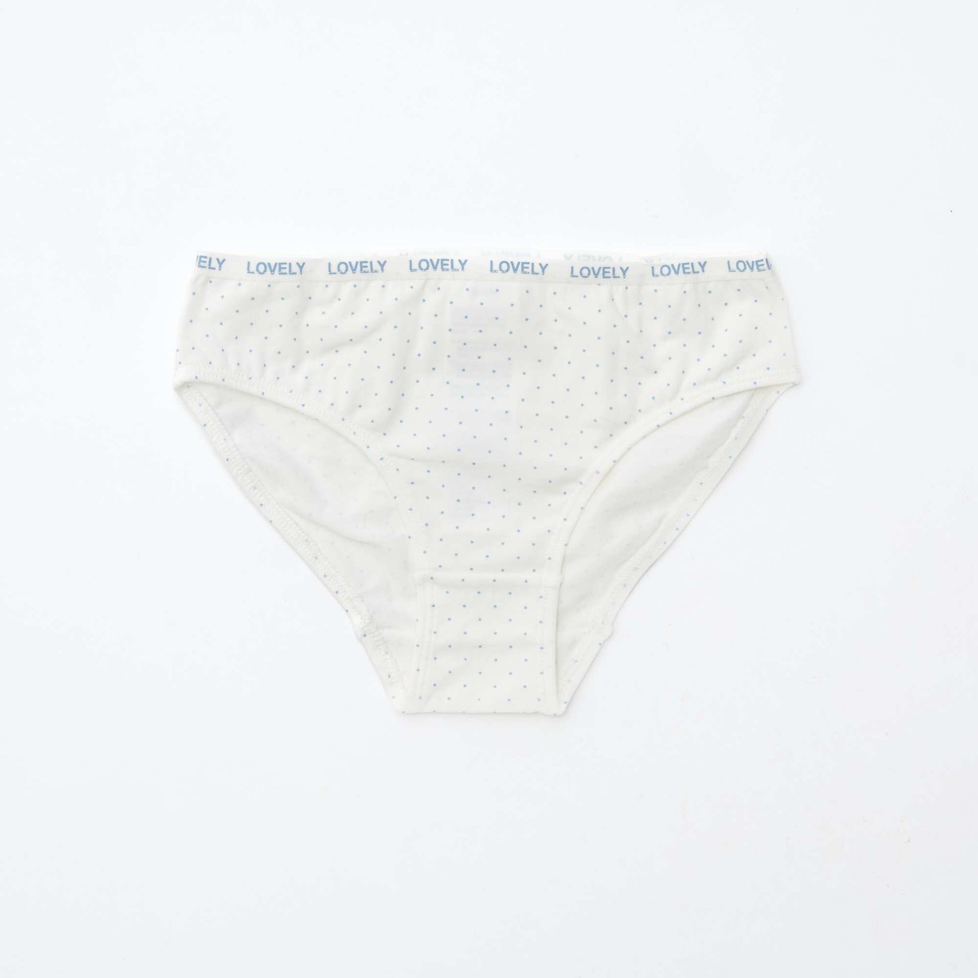 Lot de 4 culottes imprimées BLEU