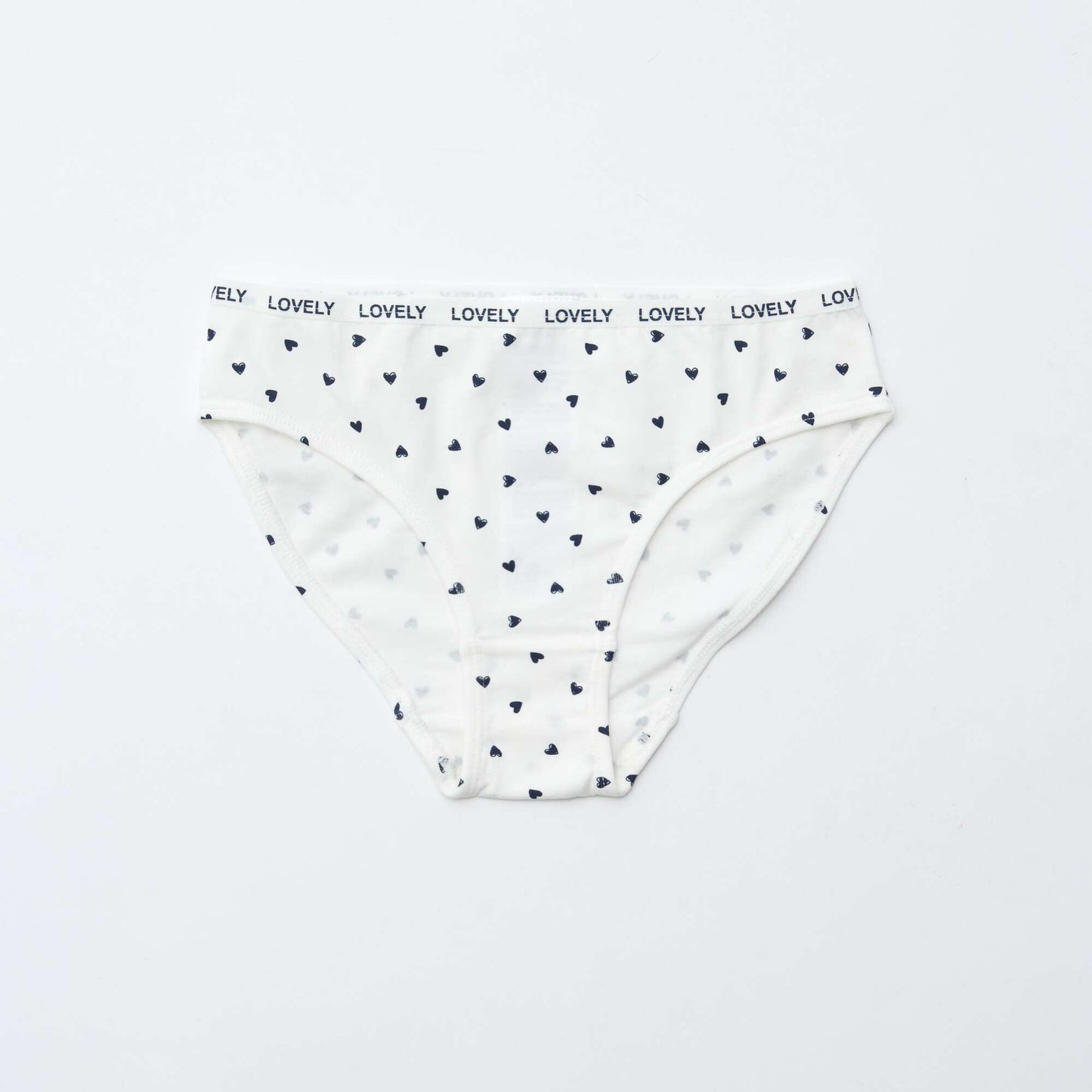 Lot de 4 culottes imprimées BLANC