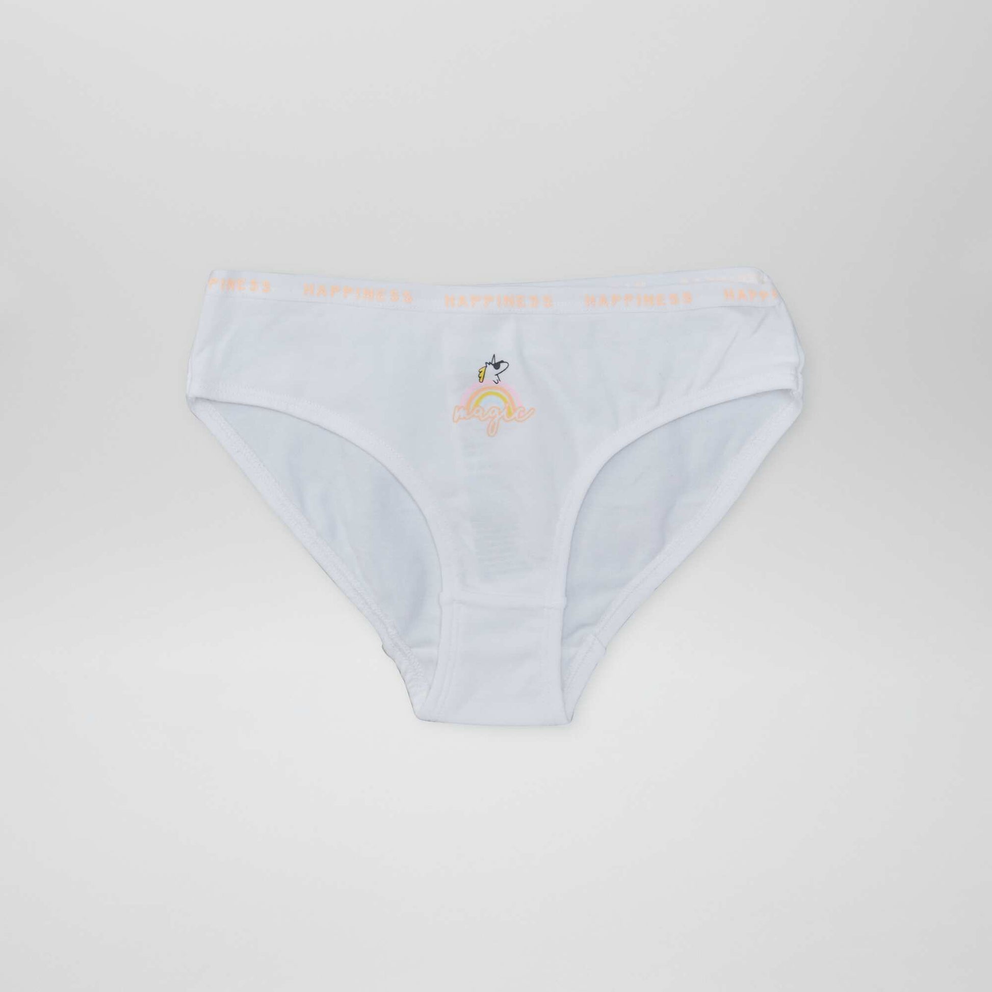 Lot de 4 culottes imprimées LICORNE