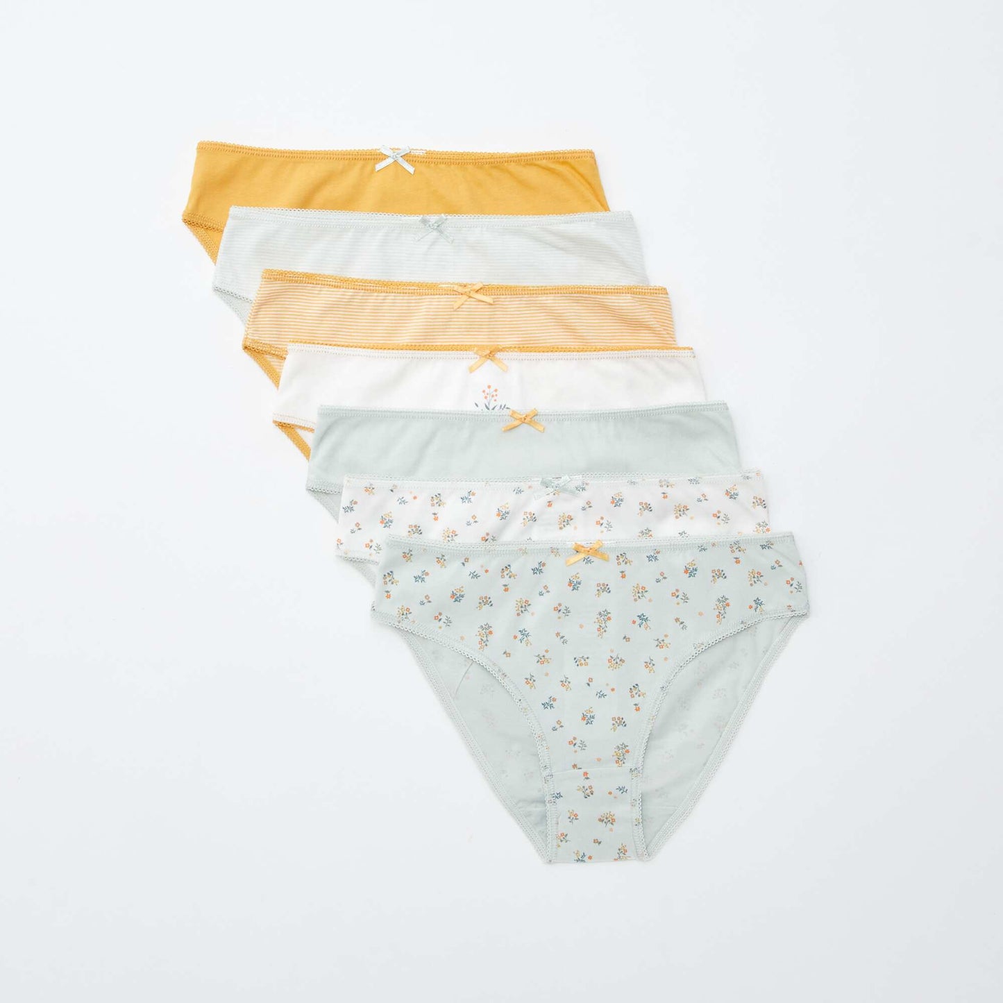 Lot de 7 culottes JAUNE