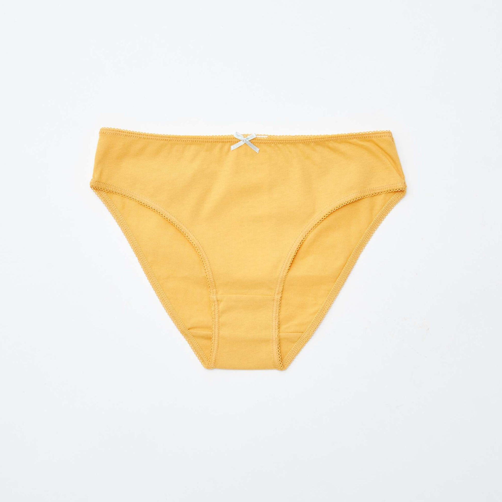 Lot de 7 culottes JAUNE