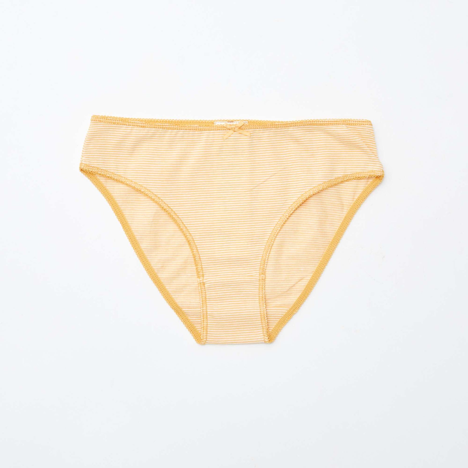 Lot de 7 culottes JAUNE