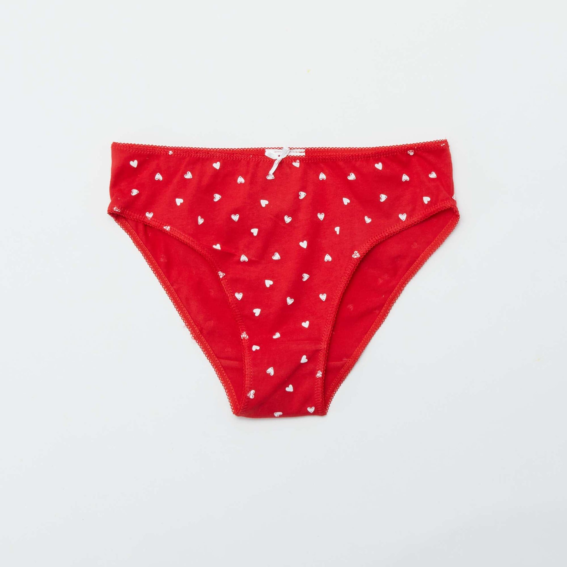 Lot de 7 culottes BLANC/ROSE/ROUGE