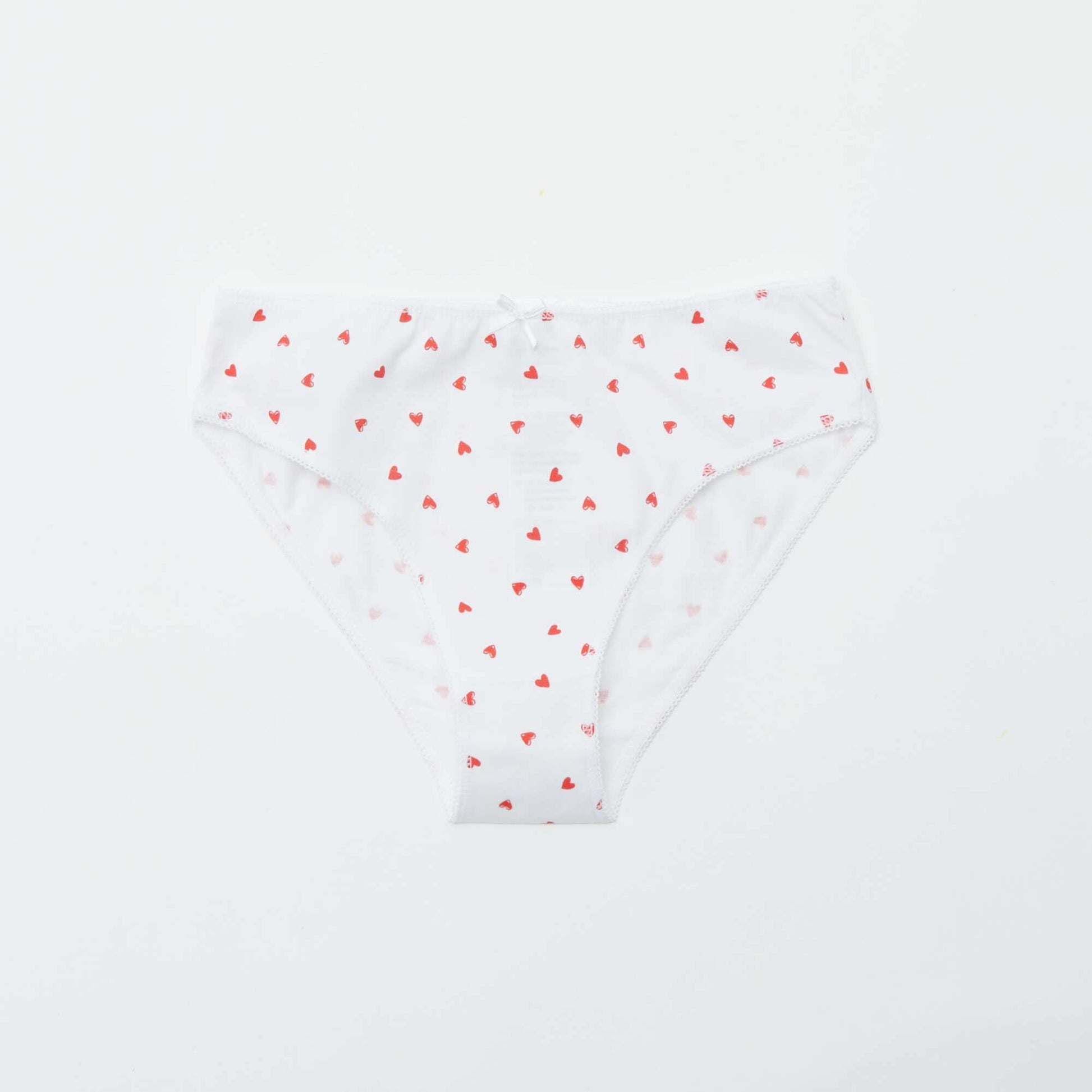 Lot de 7 culottes BLANC/ROSE/ROUGE