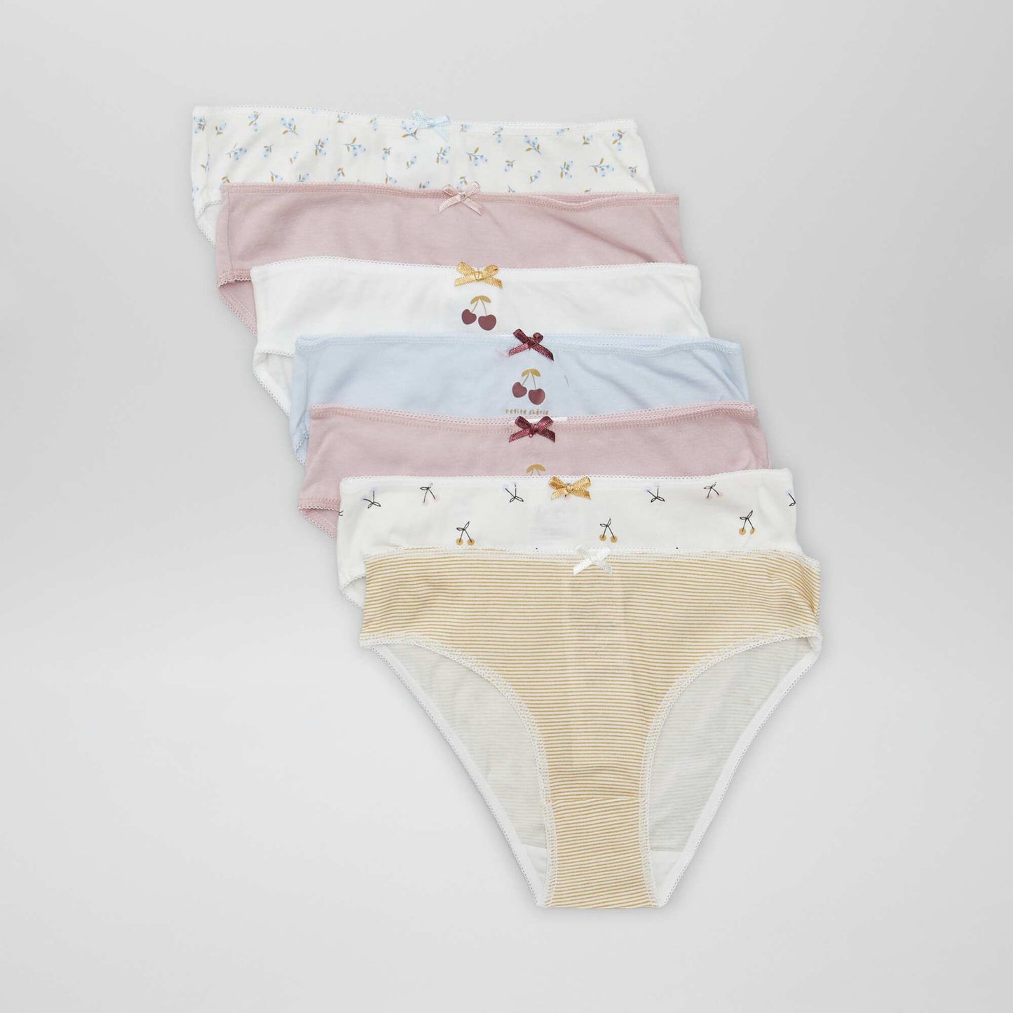 Lot de 7 culottes BLANC