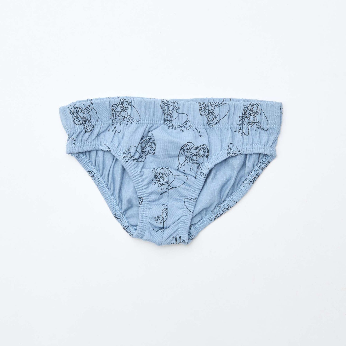 Lot de 7 slips imprimés GRIS